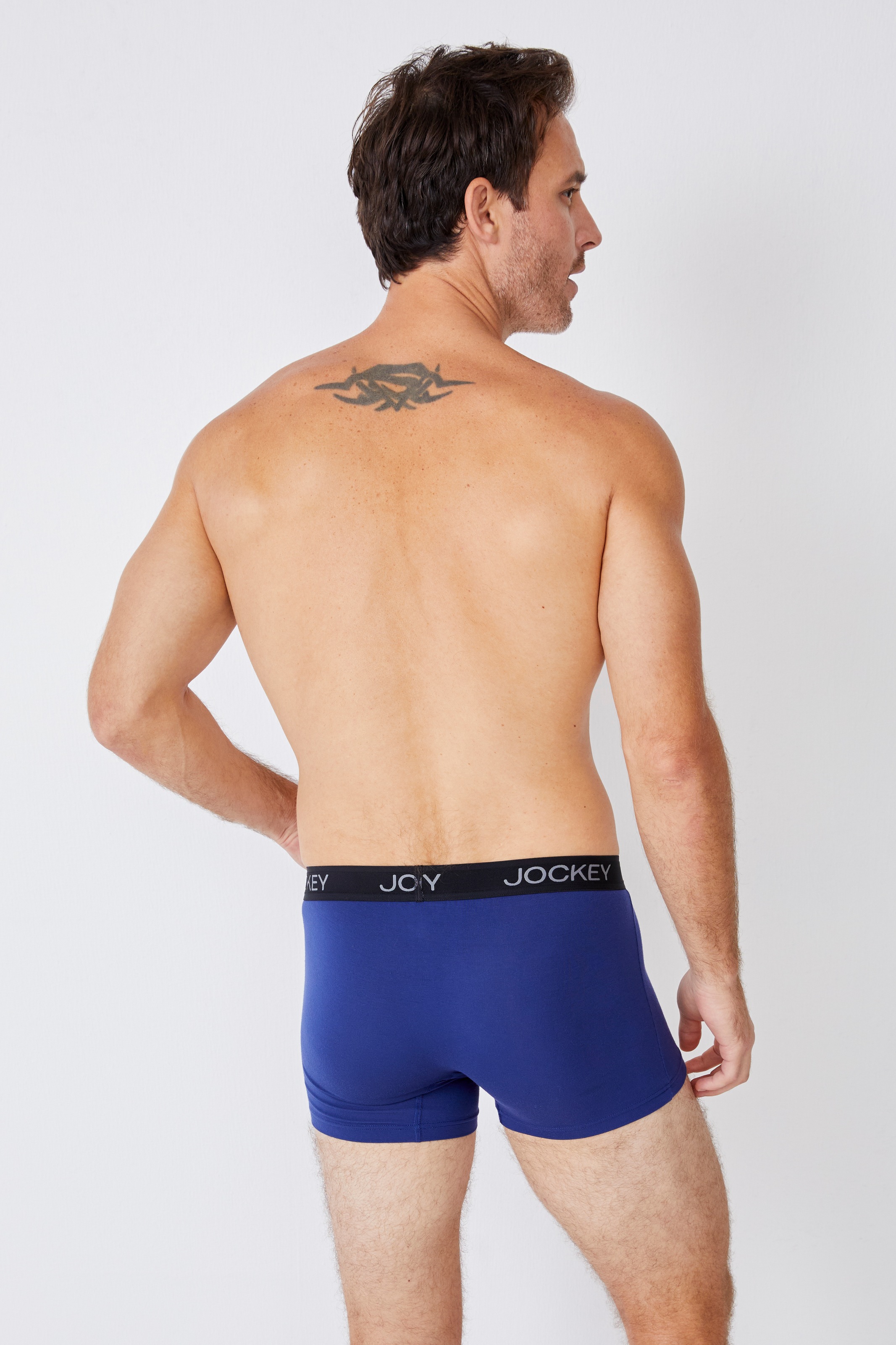 Jockey Trunk »CHAFE PROOF POUCH TRUNK«, (2er Pack), Mittlere Bundhöhe, Logobund
