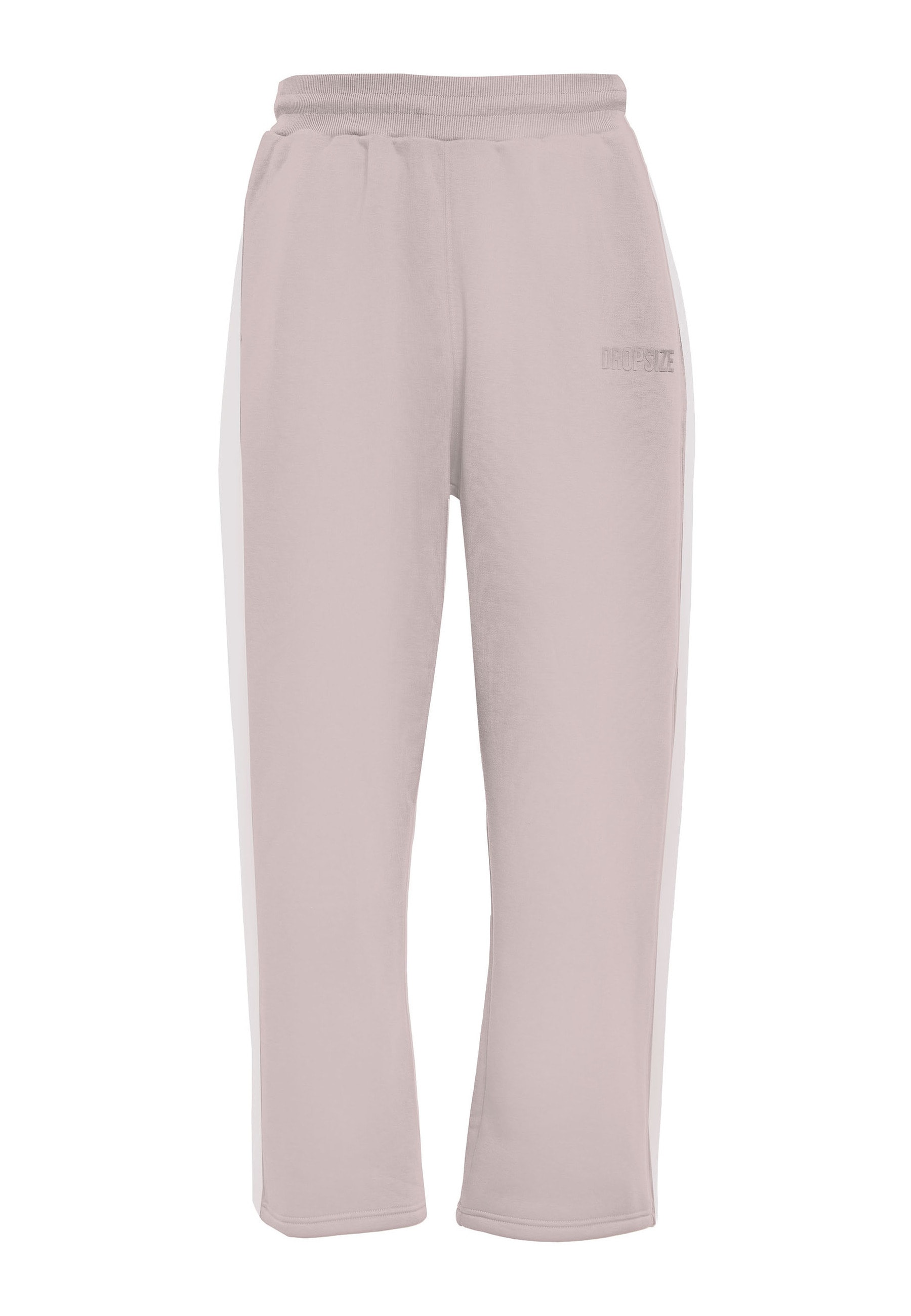 Dropsize Sweathose "Dropsize OPEN LEG JOGGER MIT SEITENSTREIFEN"