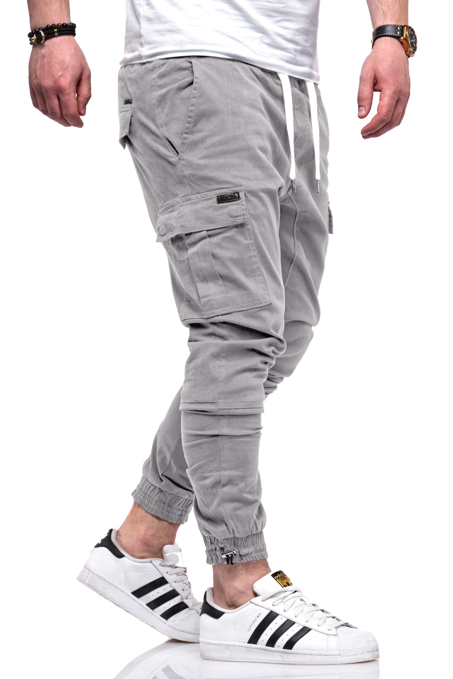 behype Cargohose »HAWK«, mit elastischem Bund