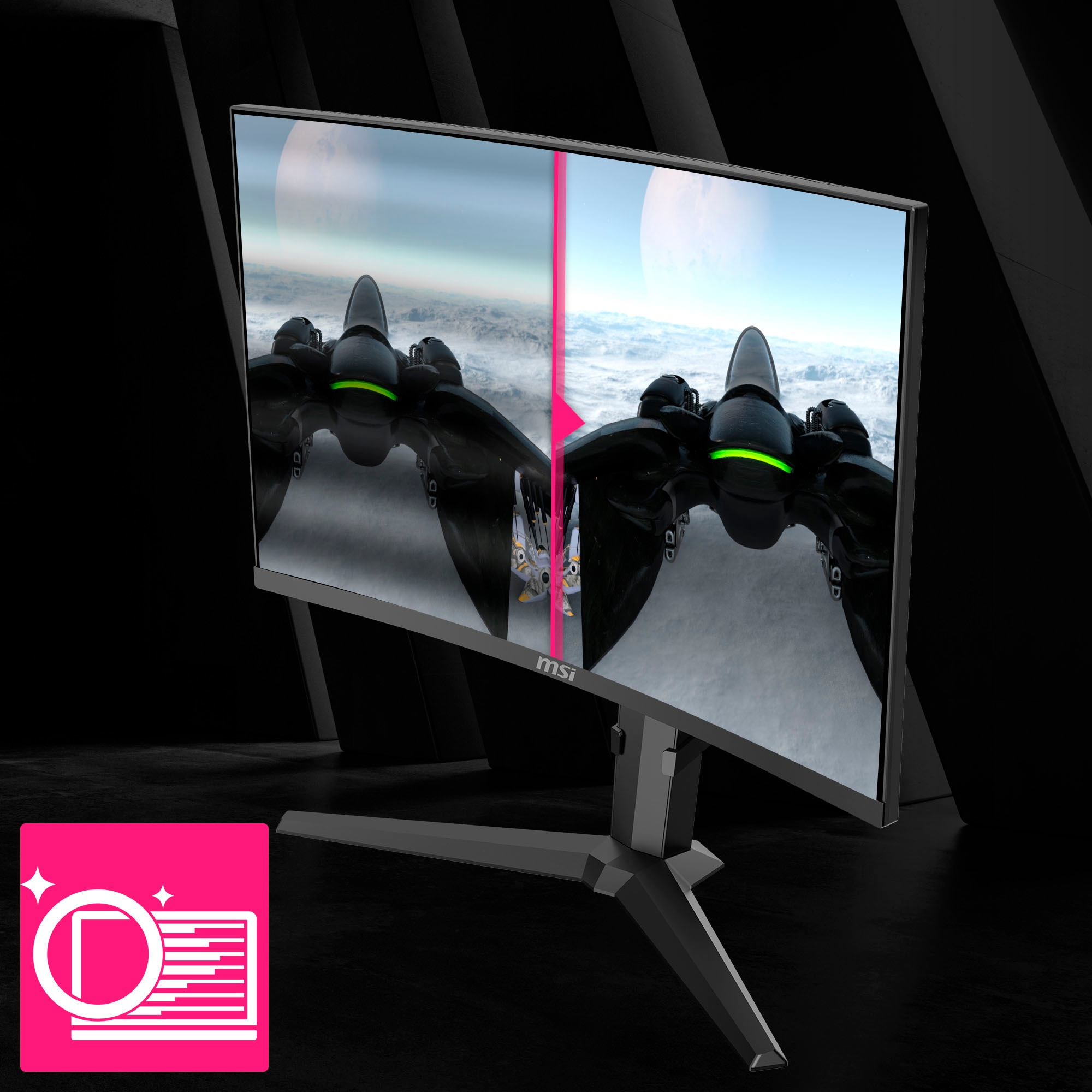 MSI Curved-Gaming-Monitor »MPG 275CQRXF«, 69 cm/27 Zoll, 2560 x 1440 px, WQHD, 0,5 ms Reaktionszeit, 240 Hz