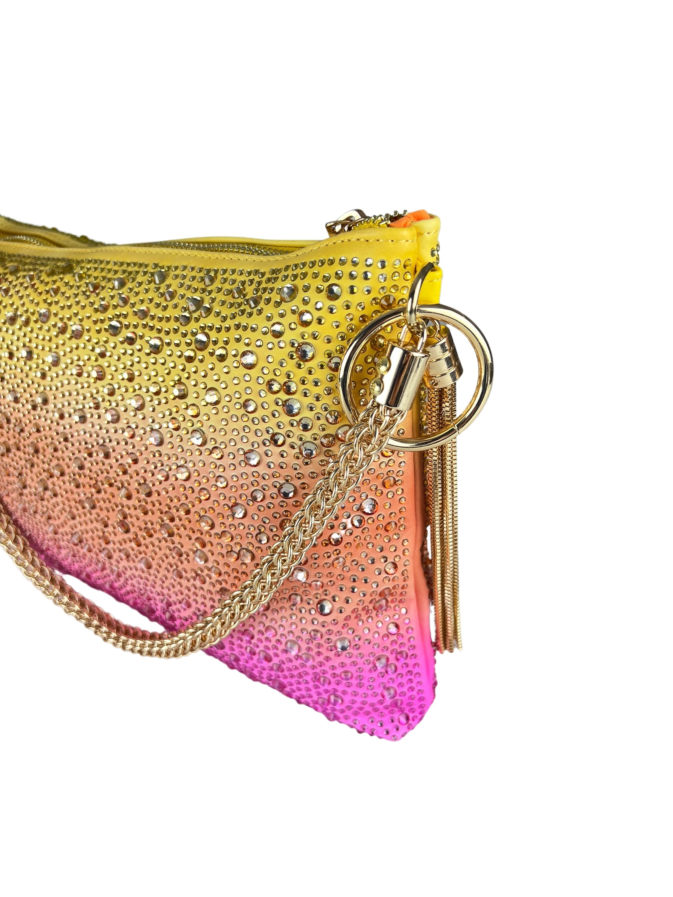 COLLEZIONE ALESSANDRO Schultertasche »Bling«, mit tausenden Strass Glitzersteinen