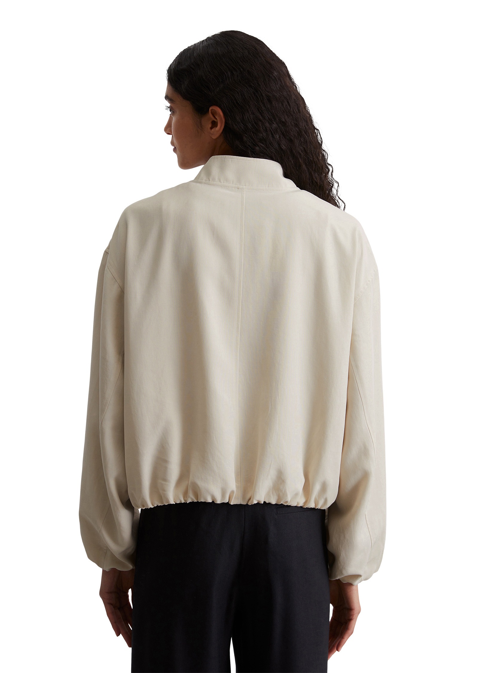 Marc O'Polo Kurzjacke »aus TENCEL™ Lyocell-Leinen-Mix«, ohne Kapuze