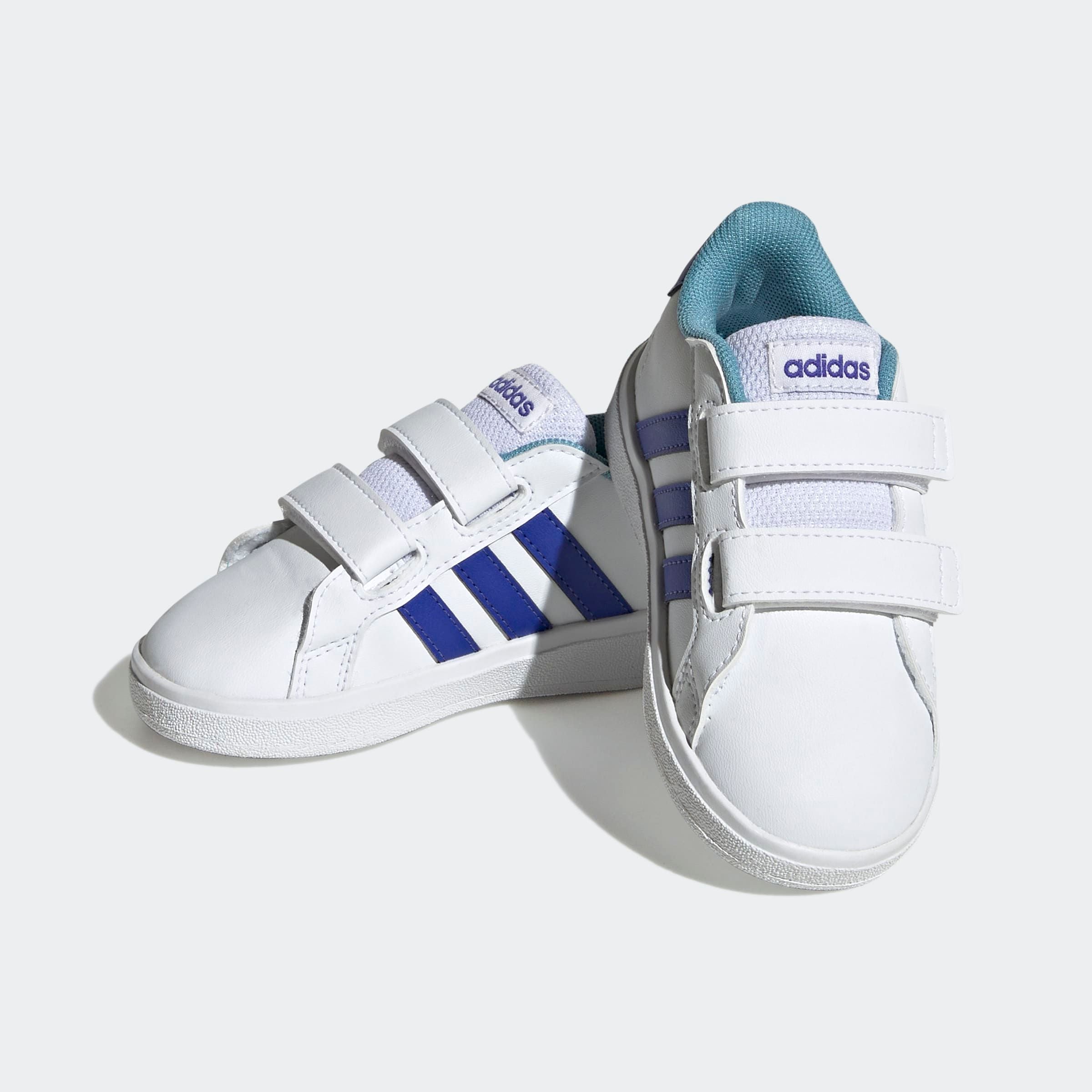 adidas Sportswear Sneaker »GRAND COURT LIFESTYLE HOOK AND LOOP«, für Kinder, Design auf den Spuren des adidas Superstar