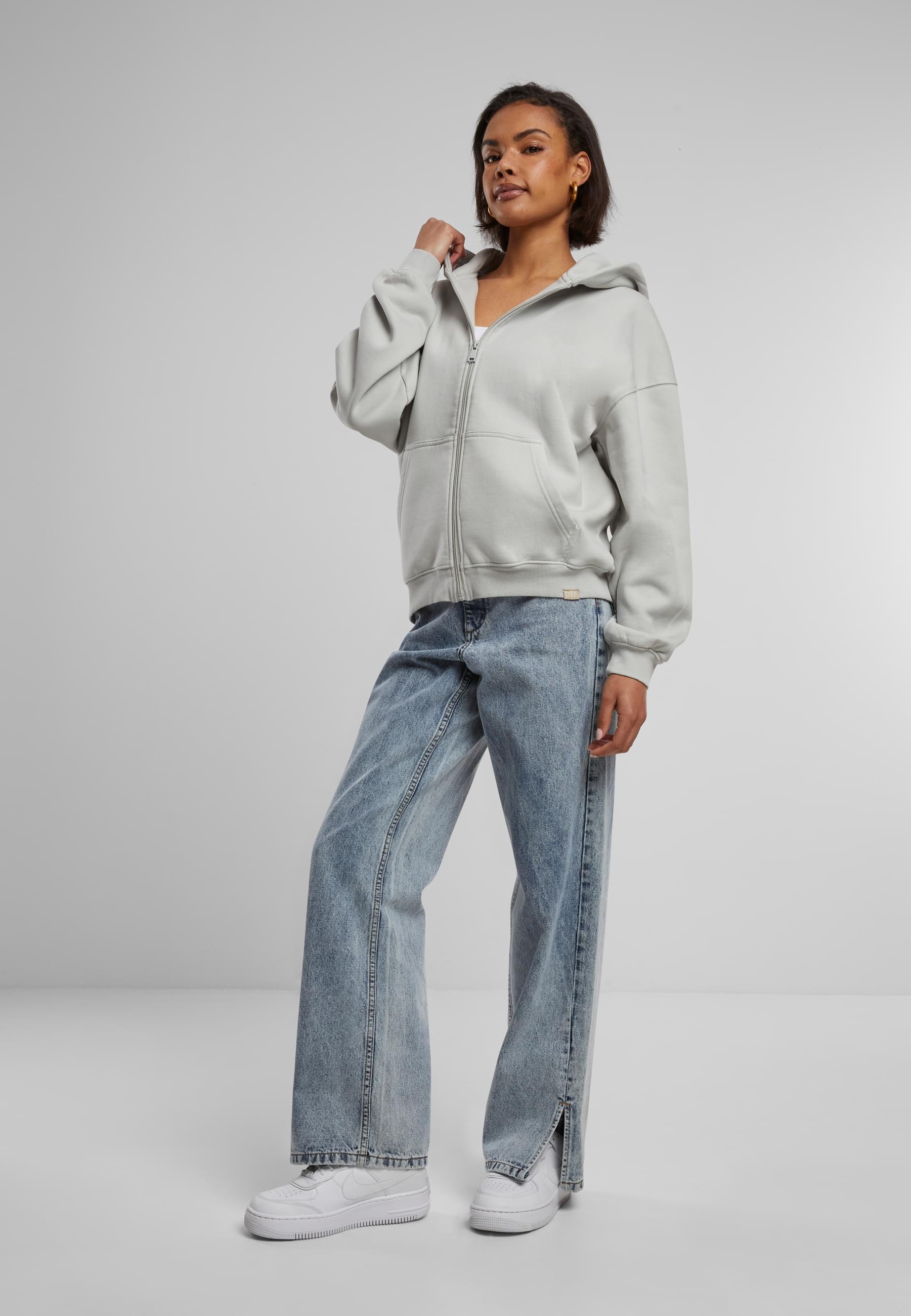 DEF Sweatjacke »DEF Damen DEF Zip Hoody«