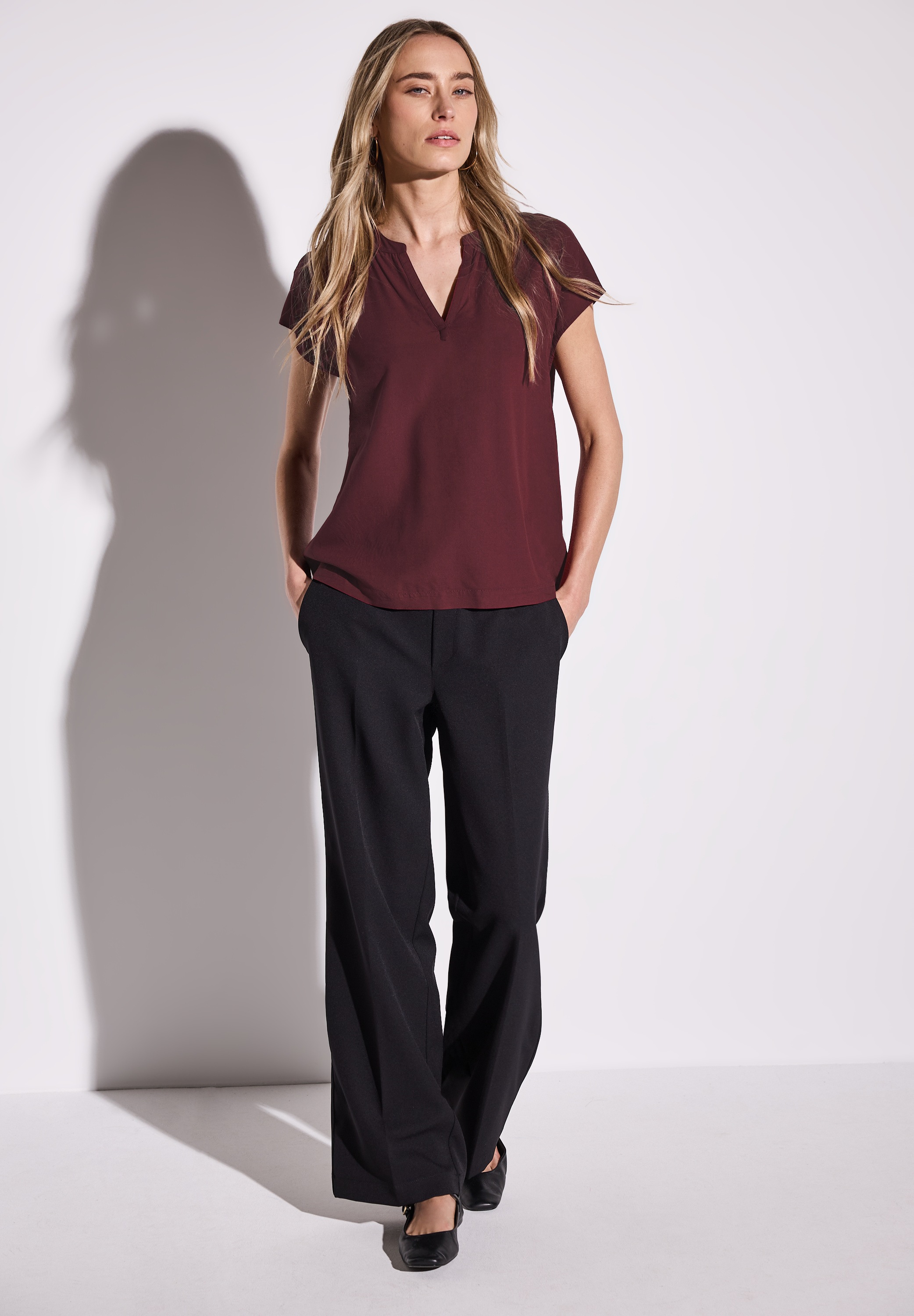 Thumbnail - STREET ONE Hemdbluse, aus softer Viskose