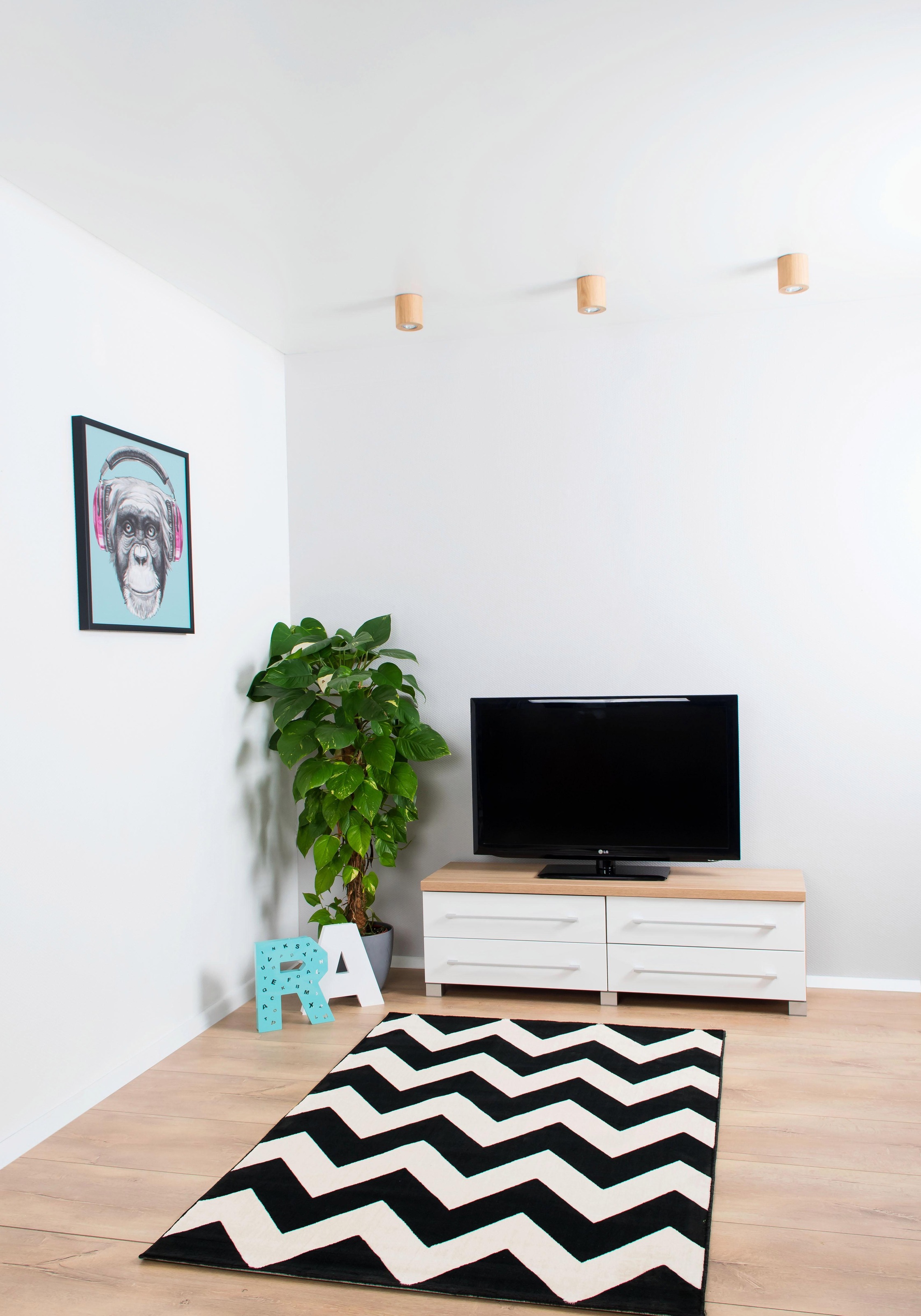 SPOT Light LED Deckenleuchte »WOODDREAM«, Leuchtmittel GU10 | LED wechselbar, LED Deckenlampe