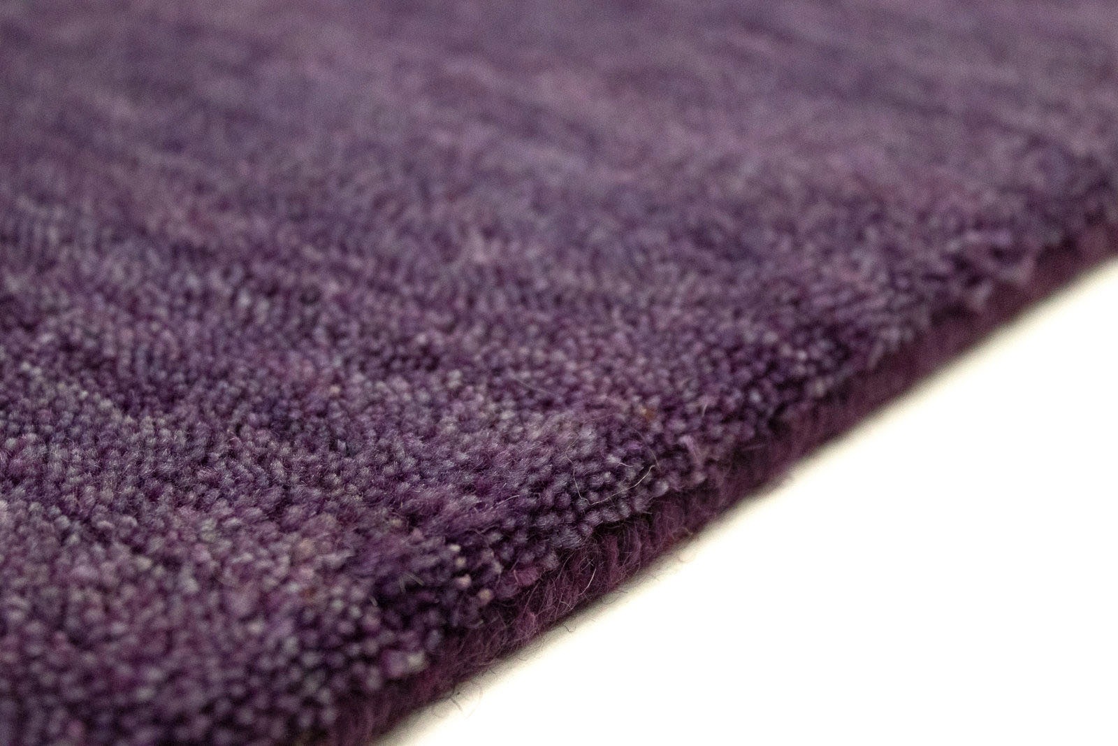 morgenland Wollteppich »Uni - Gabbeh Teppich - Softy«, rechteckig, 1,6 mm Höhe, Gabbeh Optik, Uni Farben, reine Wolle, sehr weicher Flor, Wohnzimmer