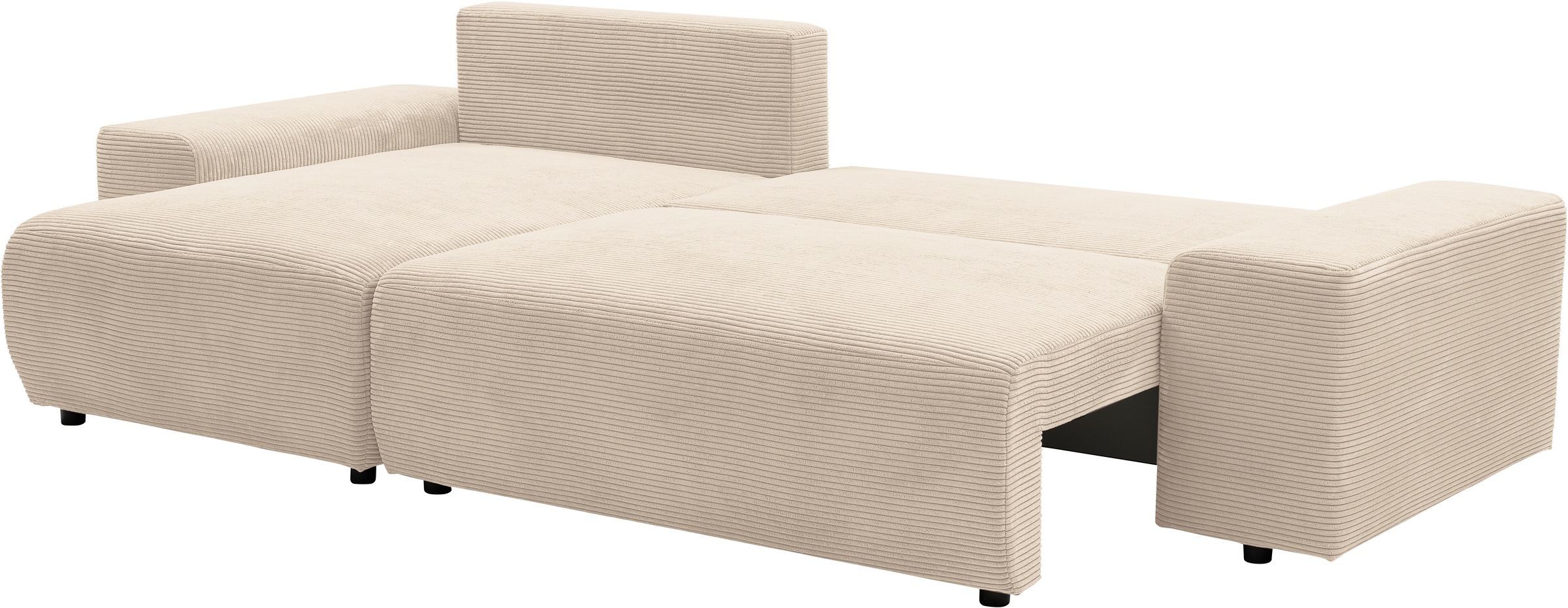 WERK2 Ecksofa »Amsterdam, zeitlos und elegant, Breite 300cm, L-Form«, Design Ecksofa mit hohem Komfort, Schlaffunktion & Bettkasten