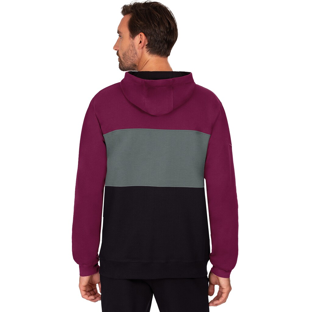 Trigema Kapuzenpullover »TRIGEMA Dreifarbiger Hoodie in Bio-Qualität«