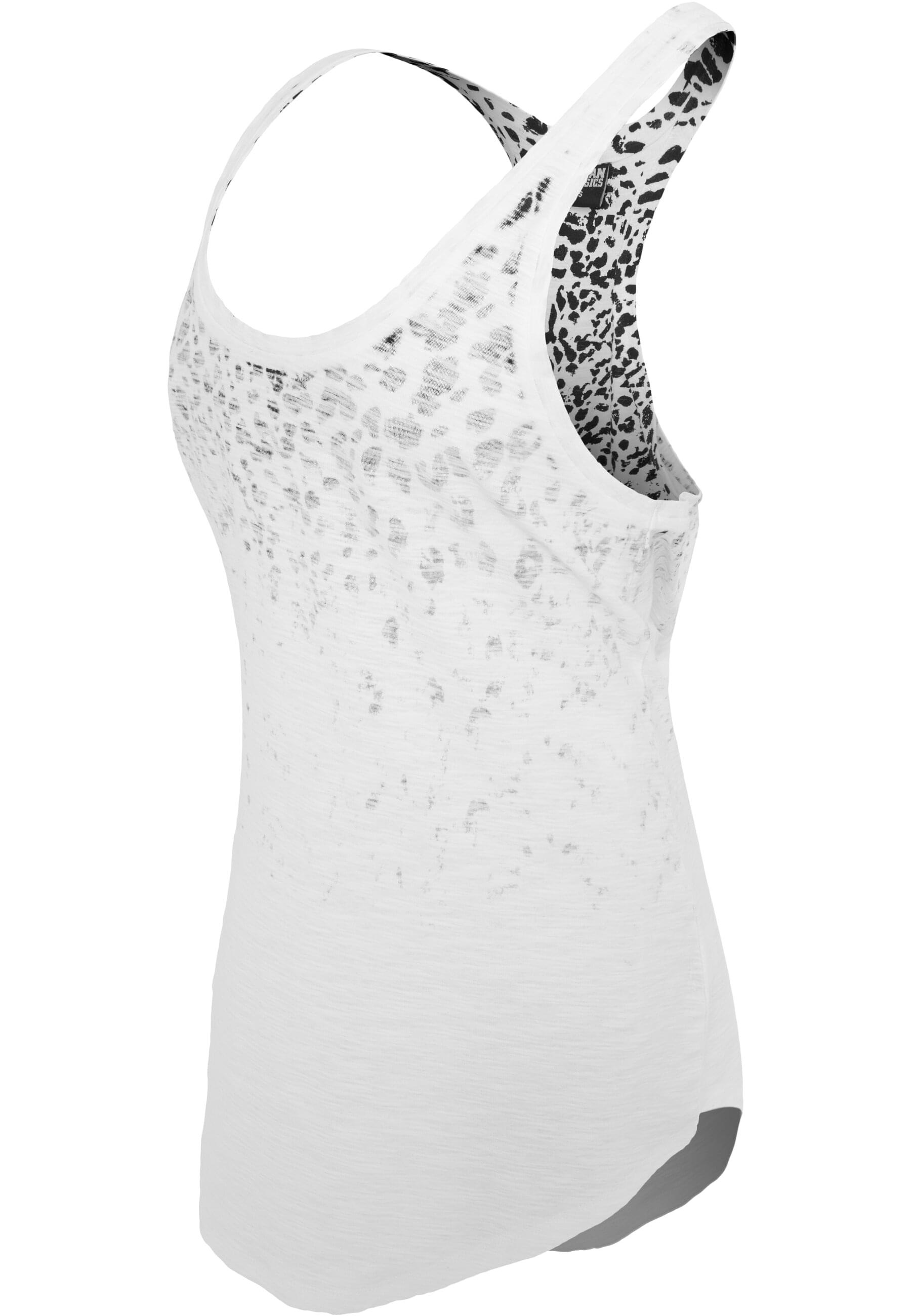 URBAN CLASSICS Muskelshirt »Urban Classics Damen Ladies Long Leo Print Loose Tank«, (1 tlg.)