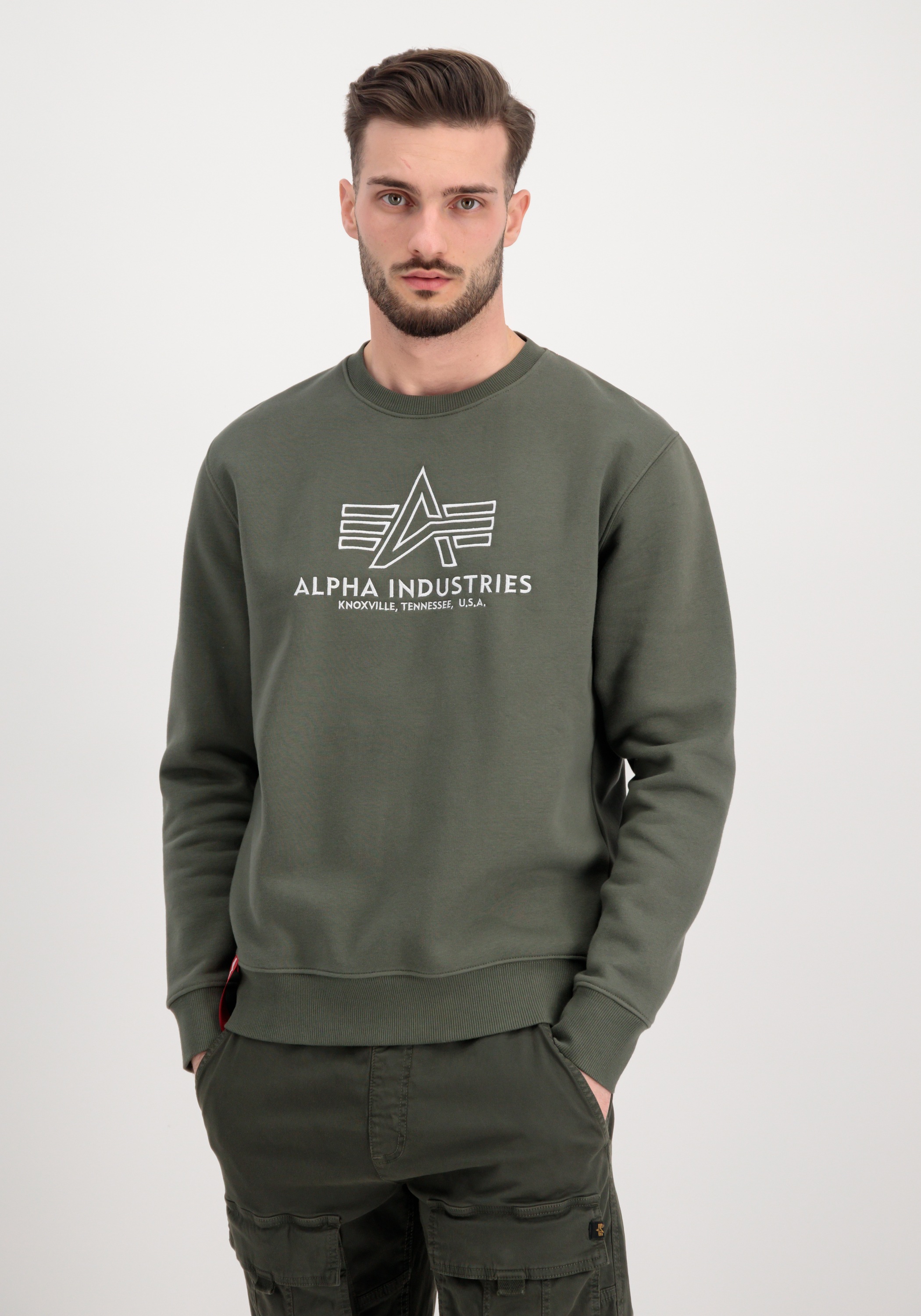 Alpha Industries Sweater "Alpha Industries Men - Sweatshirts Basic Sweater günstig online kaufen