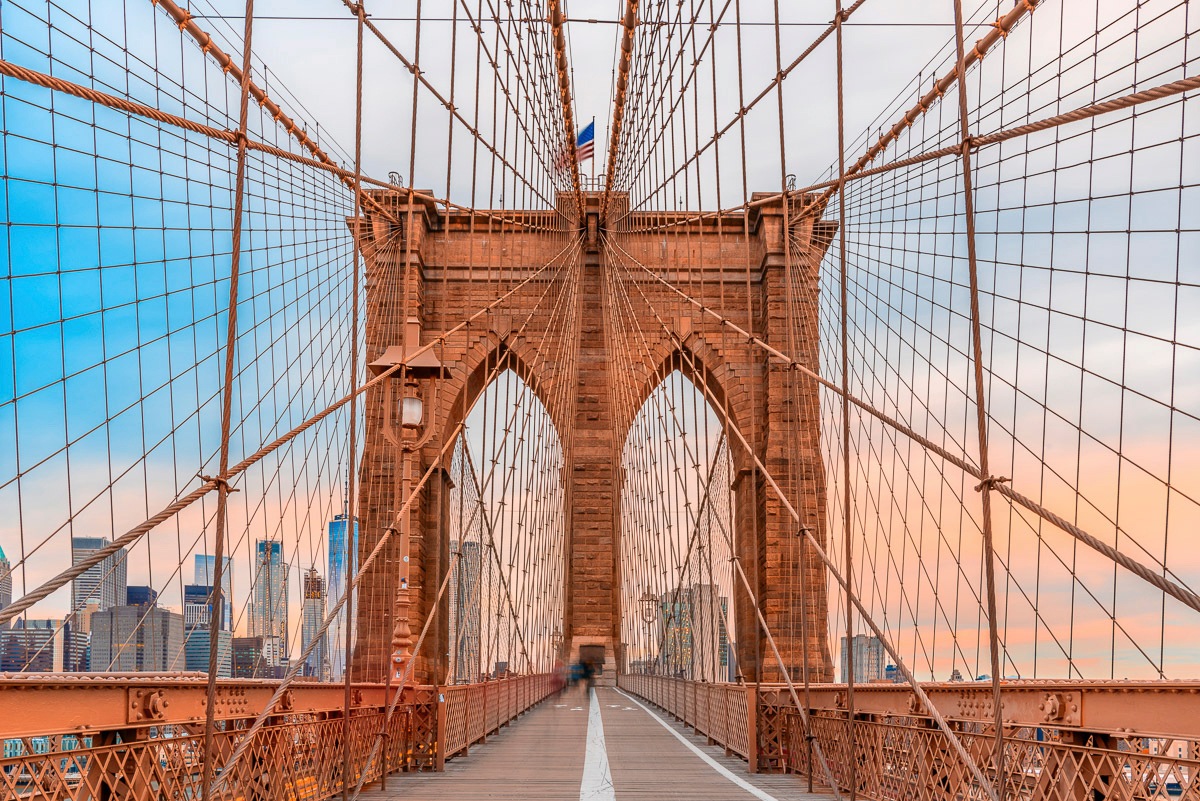 Papermoon Fototapete »Brooklyn Brücke«