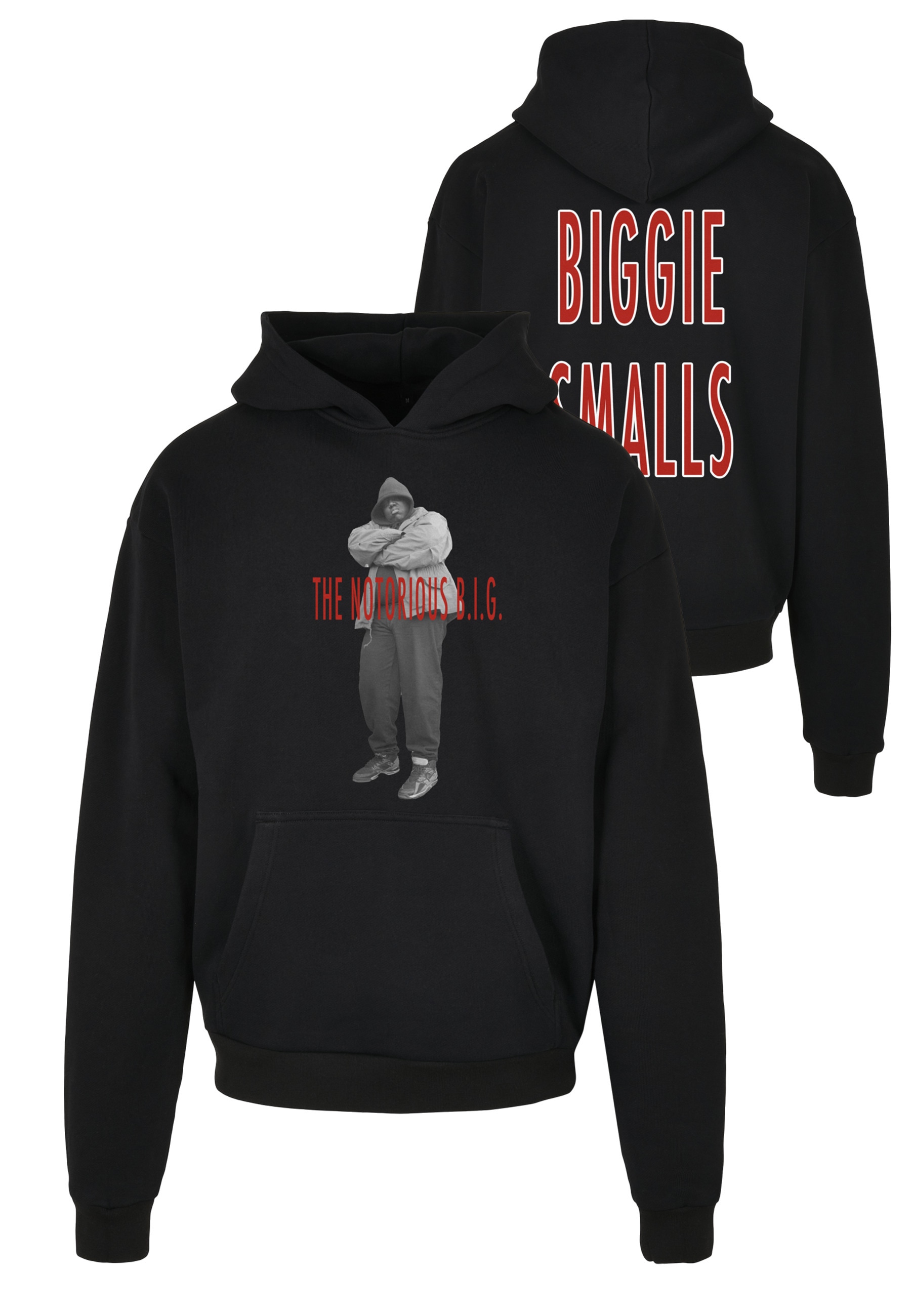 Upscale by Mister Tee Hoodie "Upscale by Mister Tee Herren Biggie Smalls Concrete Hoody", 1 Stk.