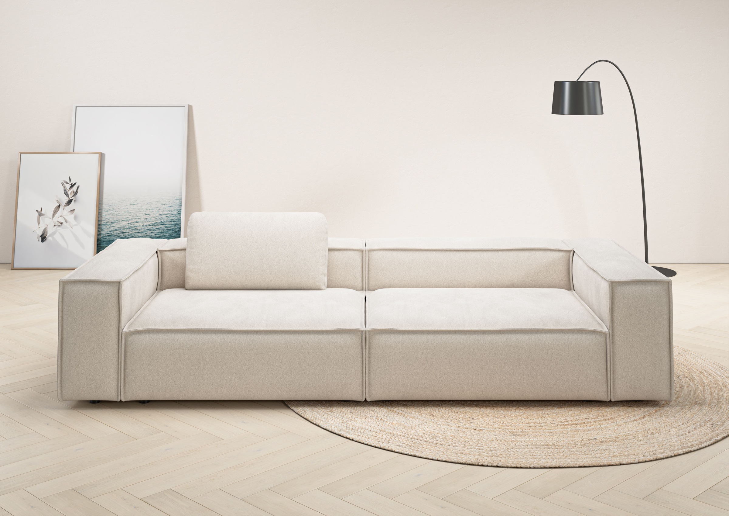 Home affaire 3-Sitzer "Watertown moderner 3-Sitzer" extra breites Sofa mit günstig online kaufen