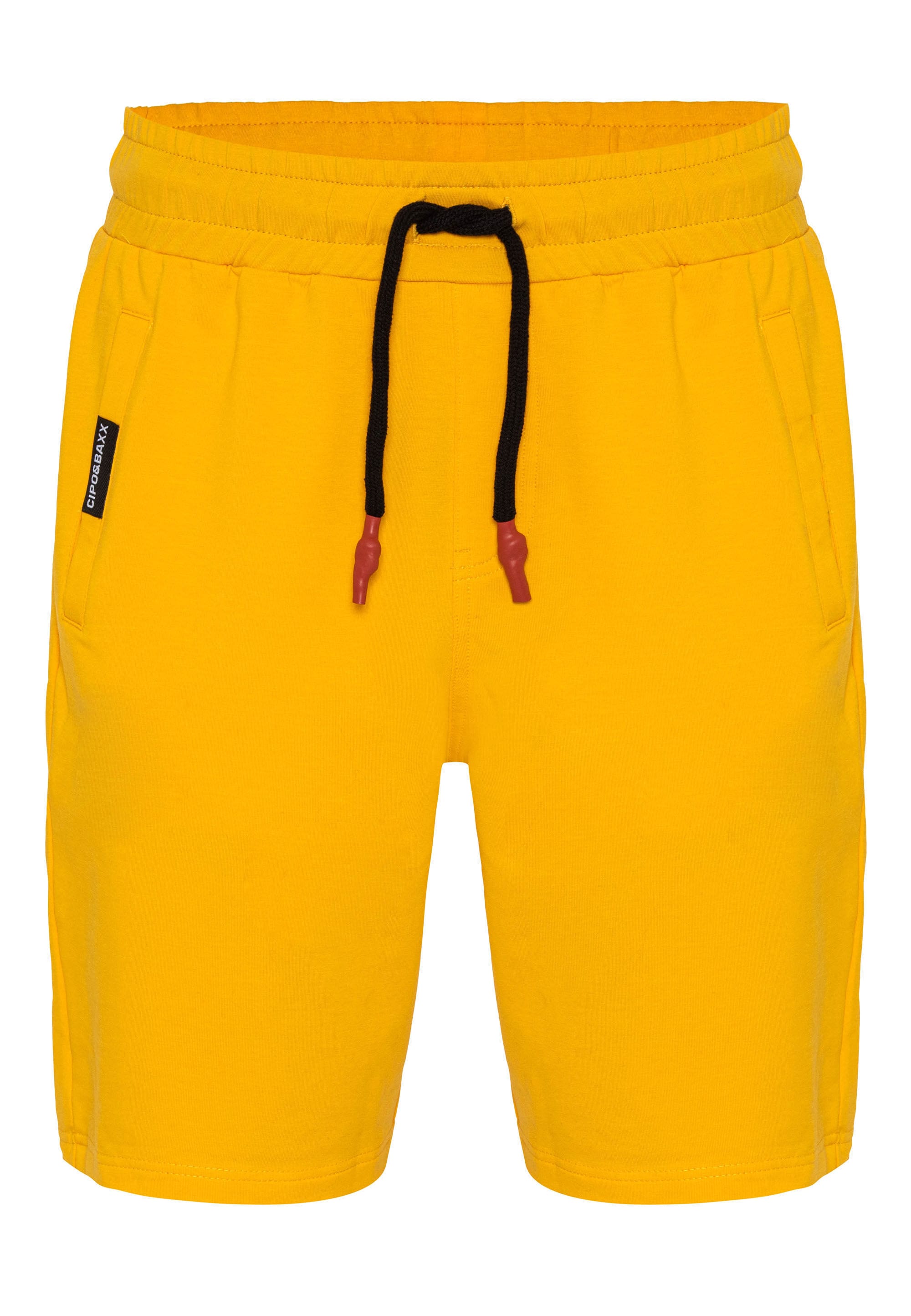 Cipo & Baxx Stoffhose »Shorts«, elastischer Bund mit Kordelzug