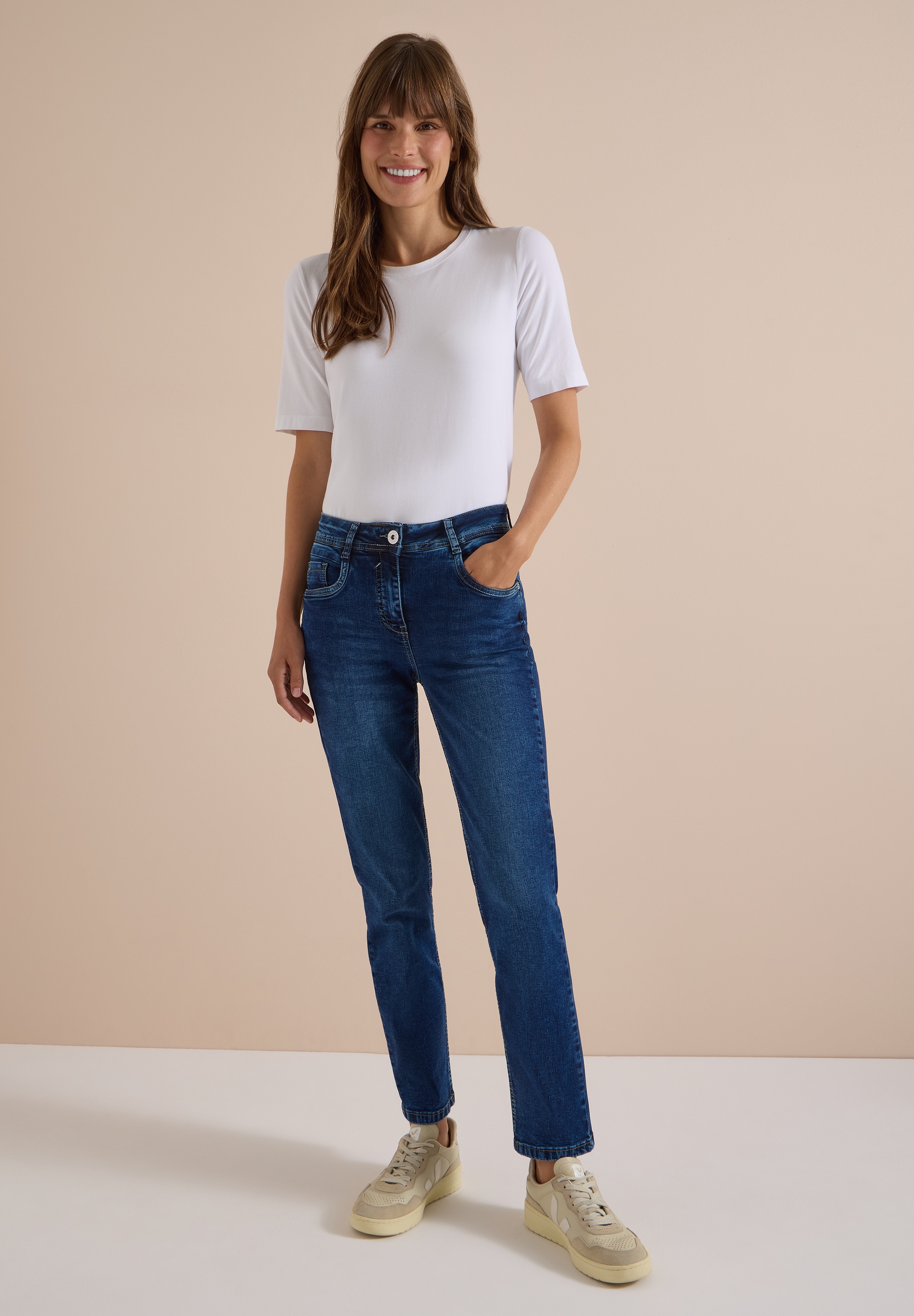 Cecil Slim-fit-Jeans 5-Pocket-Style