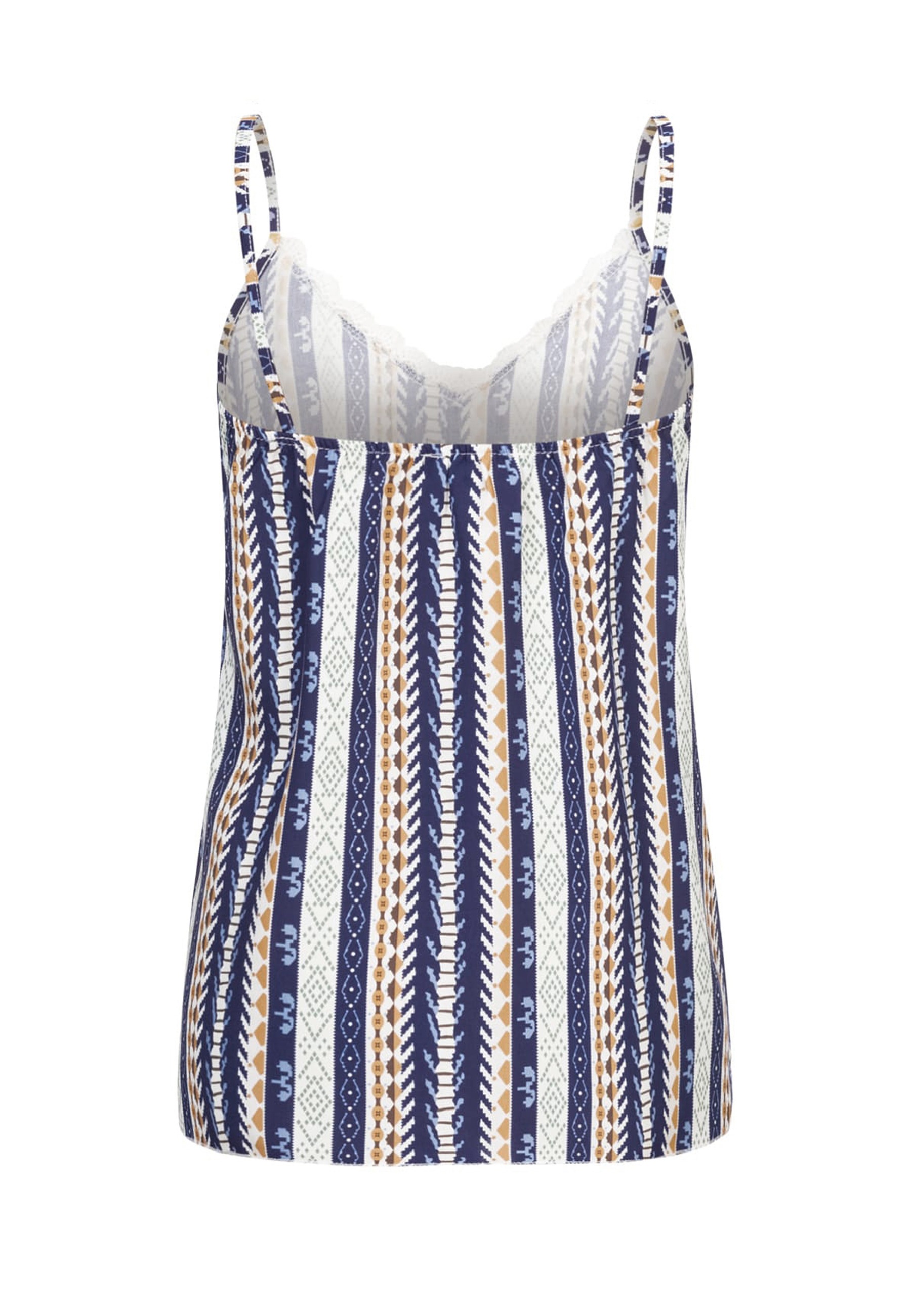 CLOUD 5IVE Tanktop "CLOUD 5IVE Viskose Trägertop mit Spitzenbordüre" günstig online kaufen