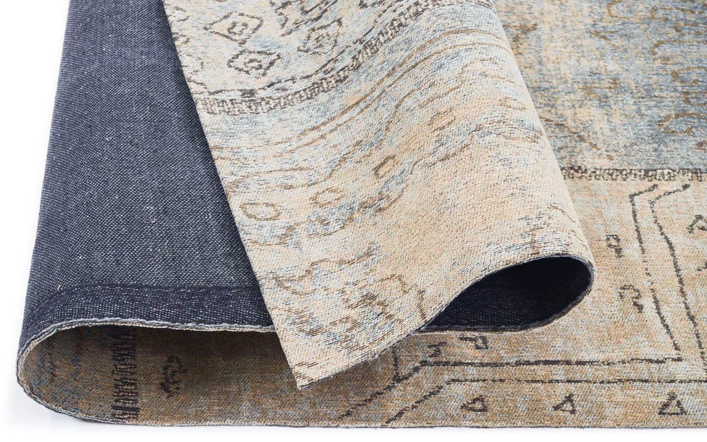 GALLERY M branded by Musterring Teppich »Patch«, rechteckig, 5 mm Höhe, Flachgewebe, Wohnzimmer