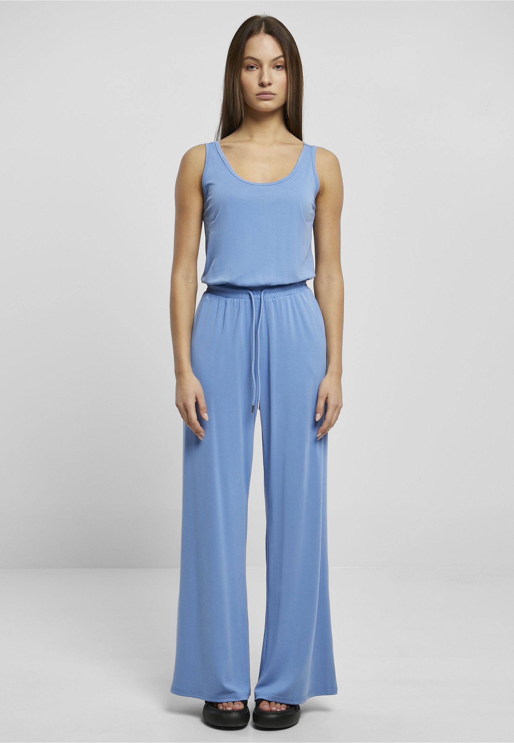URBAN CLASSICS Jumpsuit »Urban Classics Damen Ladies Long Sleevless Modal Jumpsuit« 1 Stk.