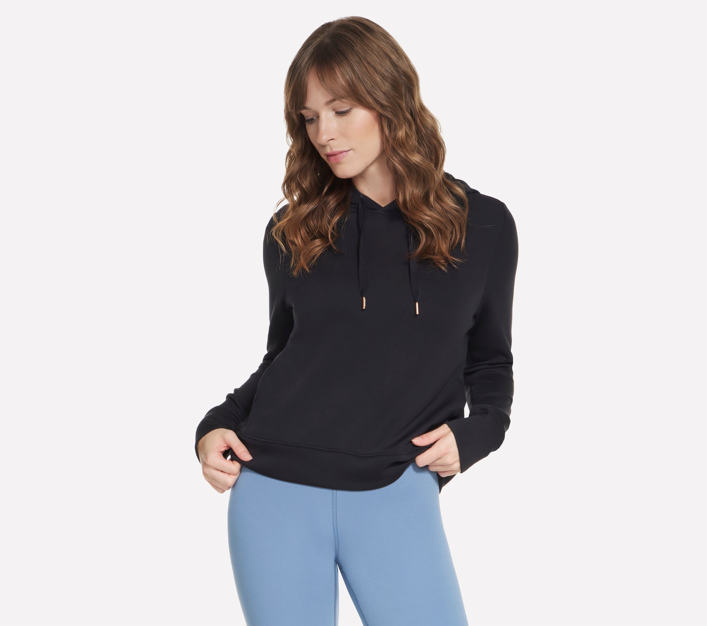Skechers Kapuzenpullover "Womens Hoodie" atmungsaktiv, normale Länge, weiches Doppelstrick