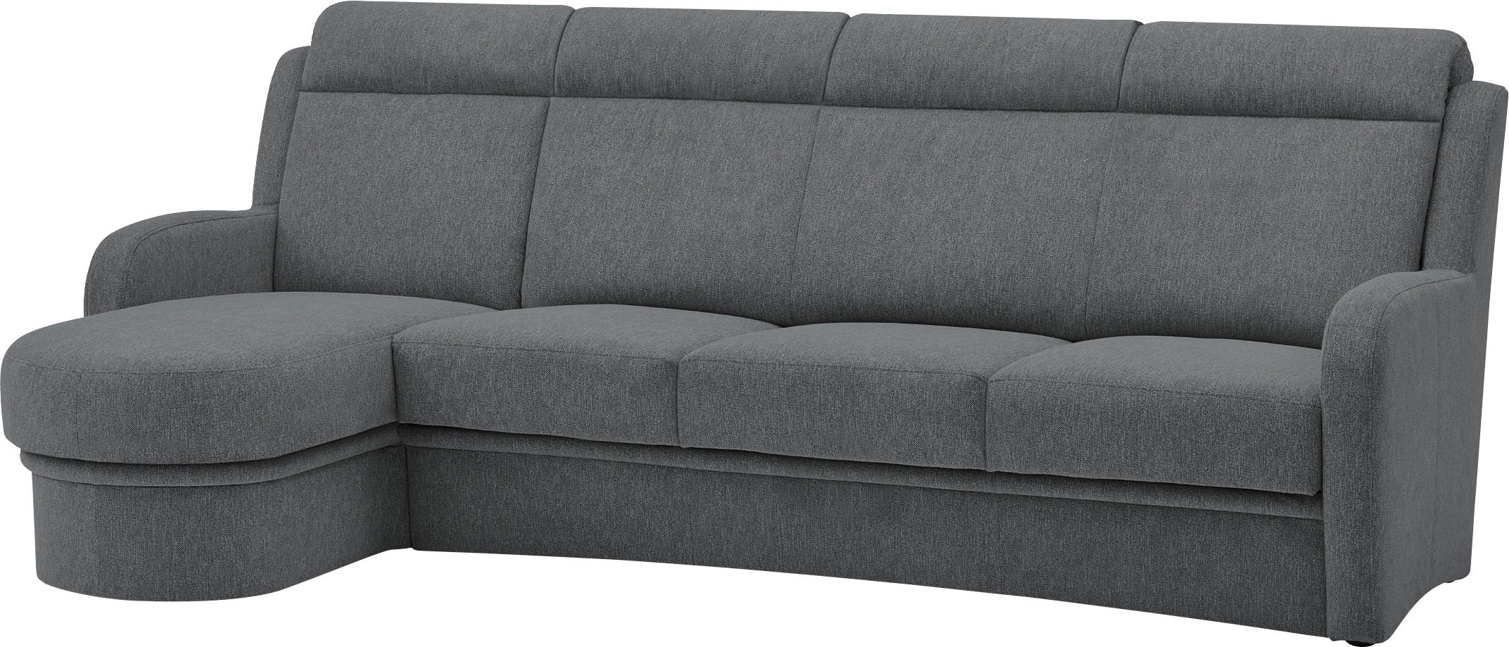 VILLA BECK Ecksofa »Varese L-Form«, (2 St.), Kopfteilverstellung, wahlweise mit Sitzvorzug, in Sitzhöhe 49 cm
