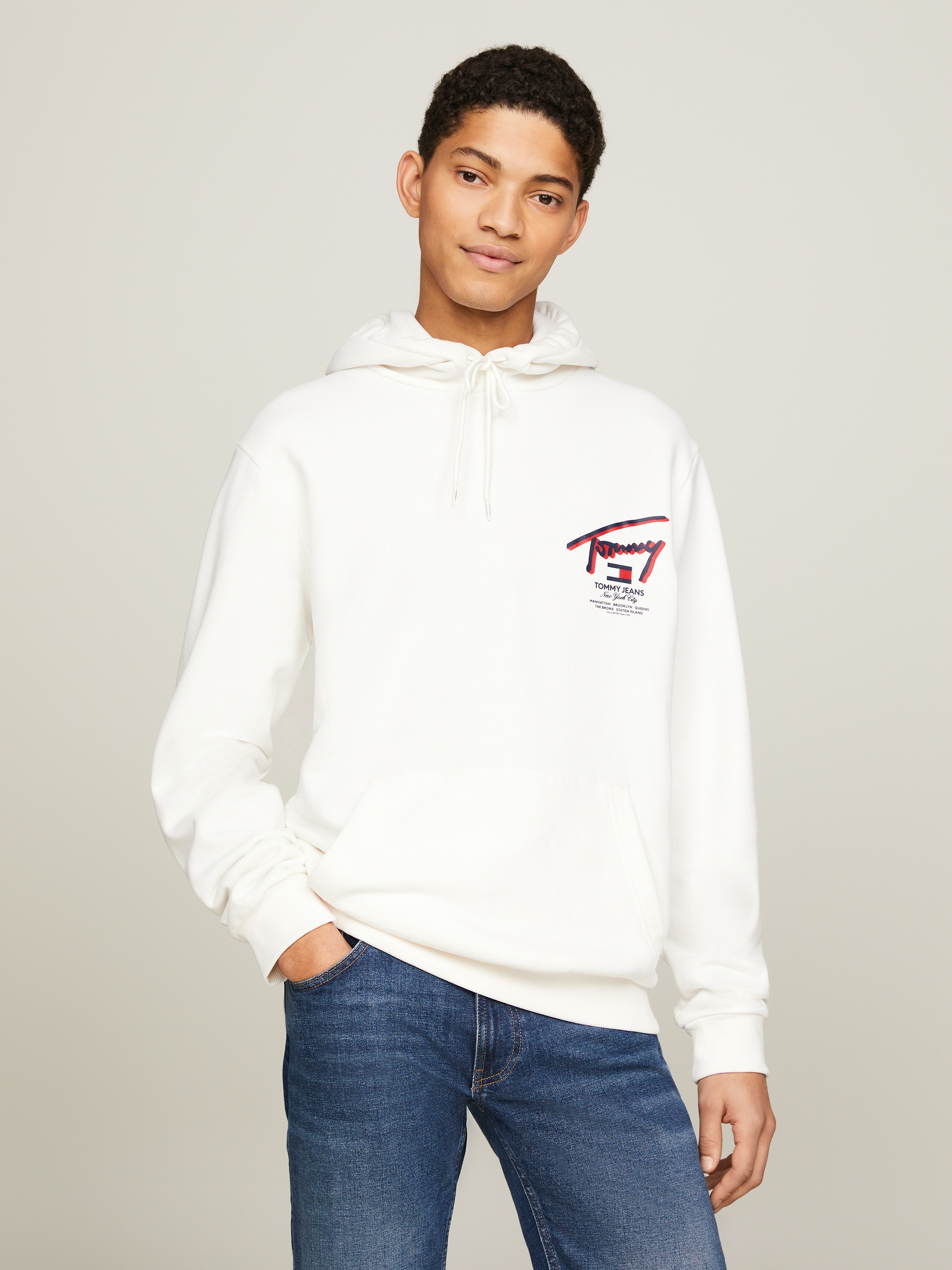 Tommy Jeans Hoodie TJM REG 3D STREET TJ HOOD EXT günstig online kaufen