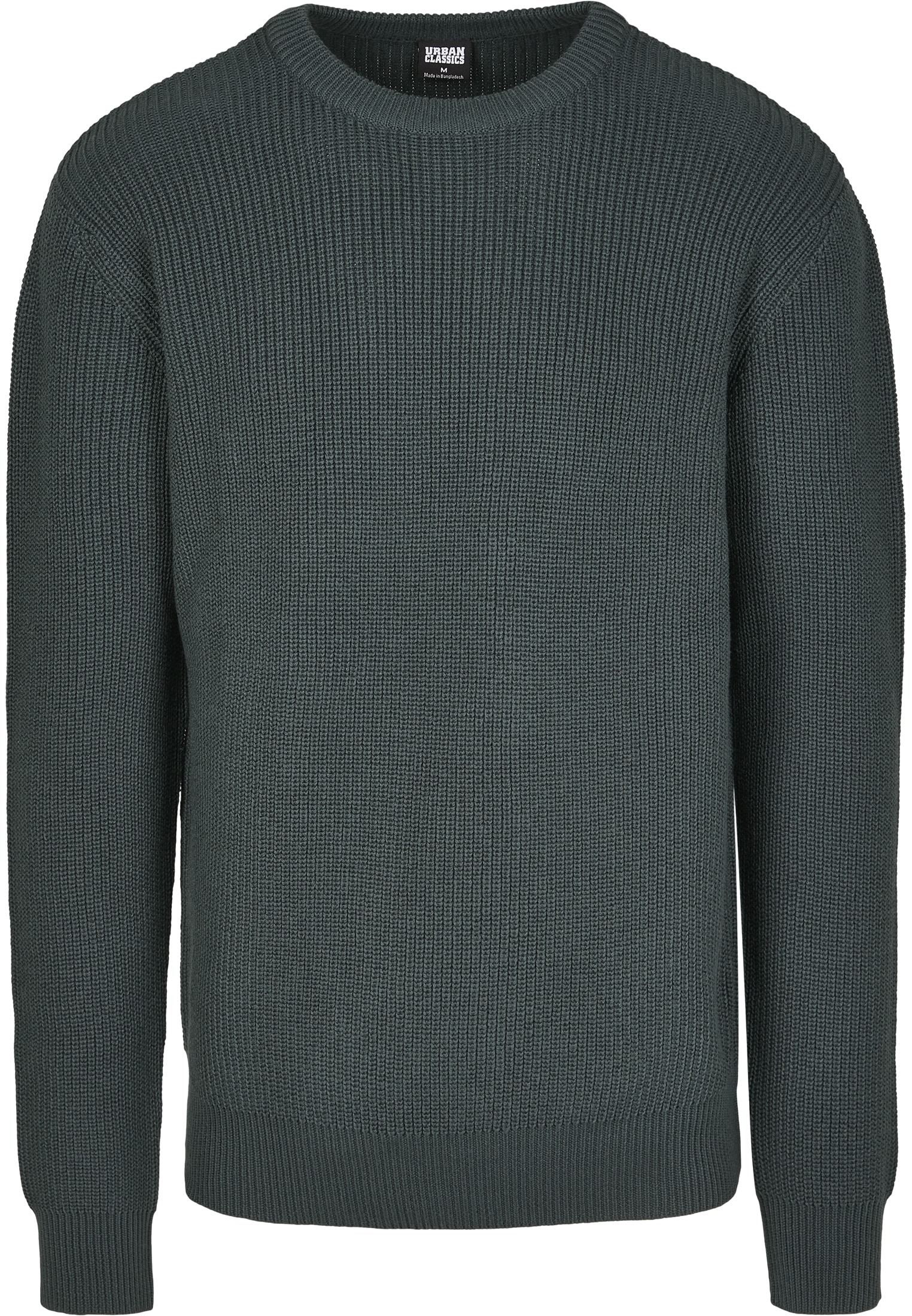 Rundhalspullover »Urban Classics Herren Cardigan Stitch Sweater«, (1 tlg.)
