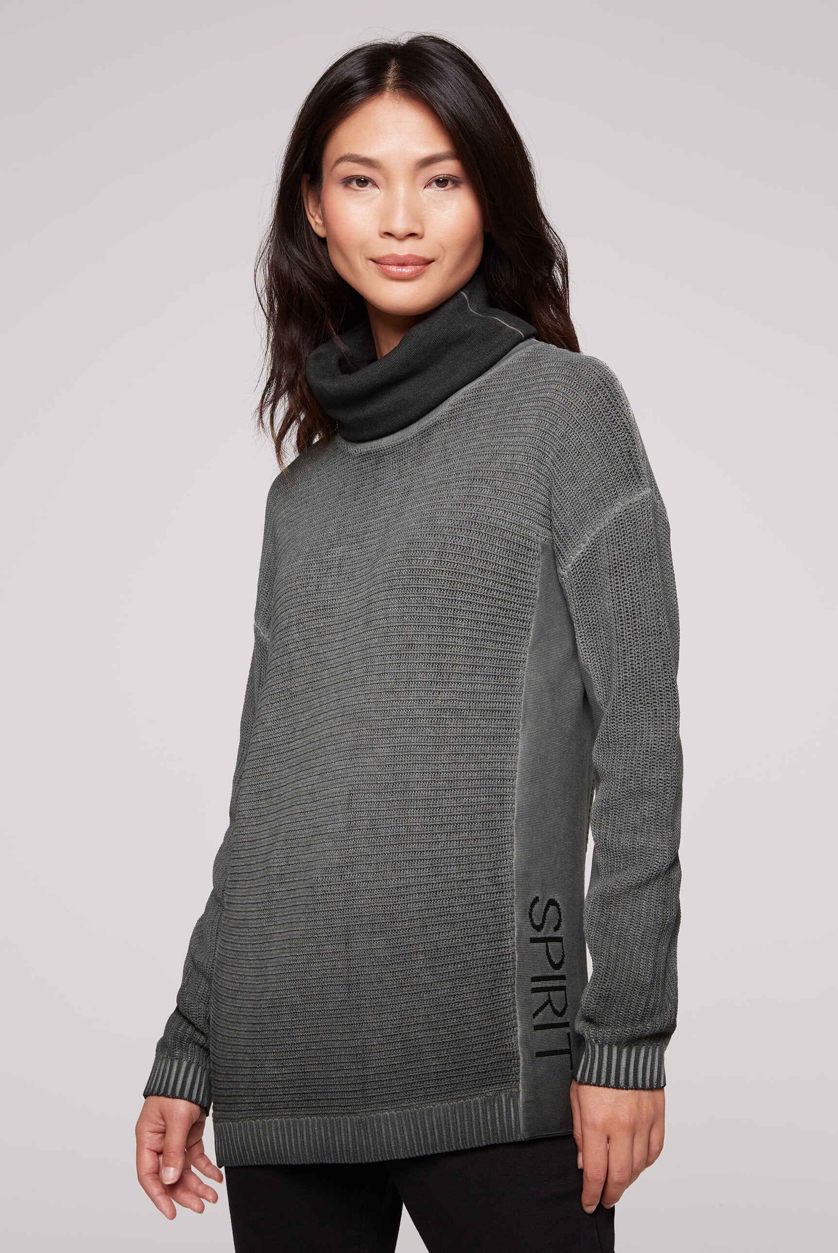 SOCCX Rollkragenpullover, aus Baumwolle