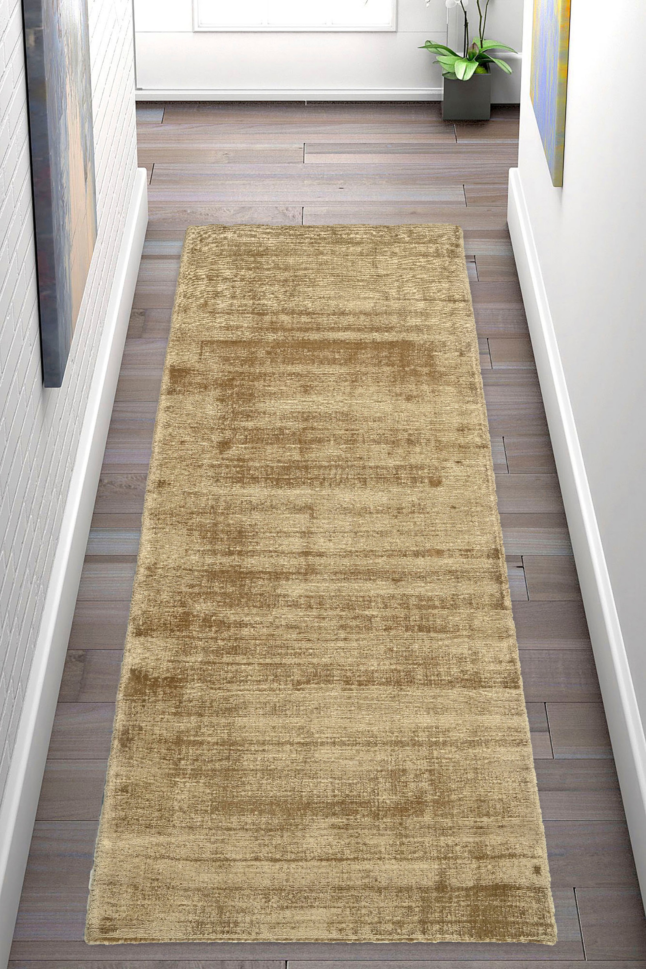 my home Läufer "Shirley, handgewebter Viskose-Teppich, farblich changierend günstig online kaufen