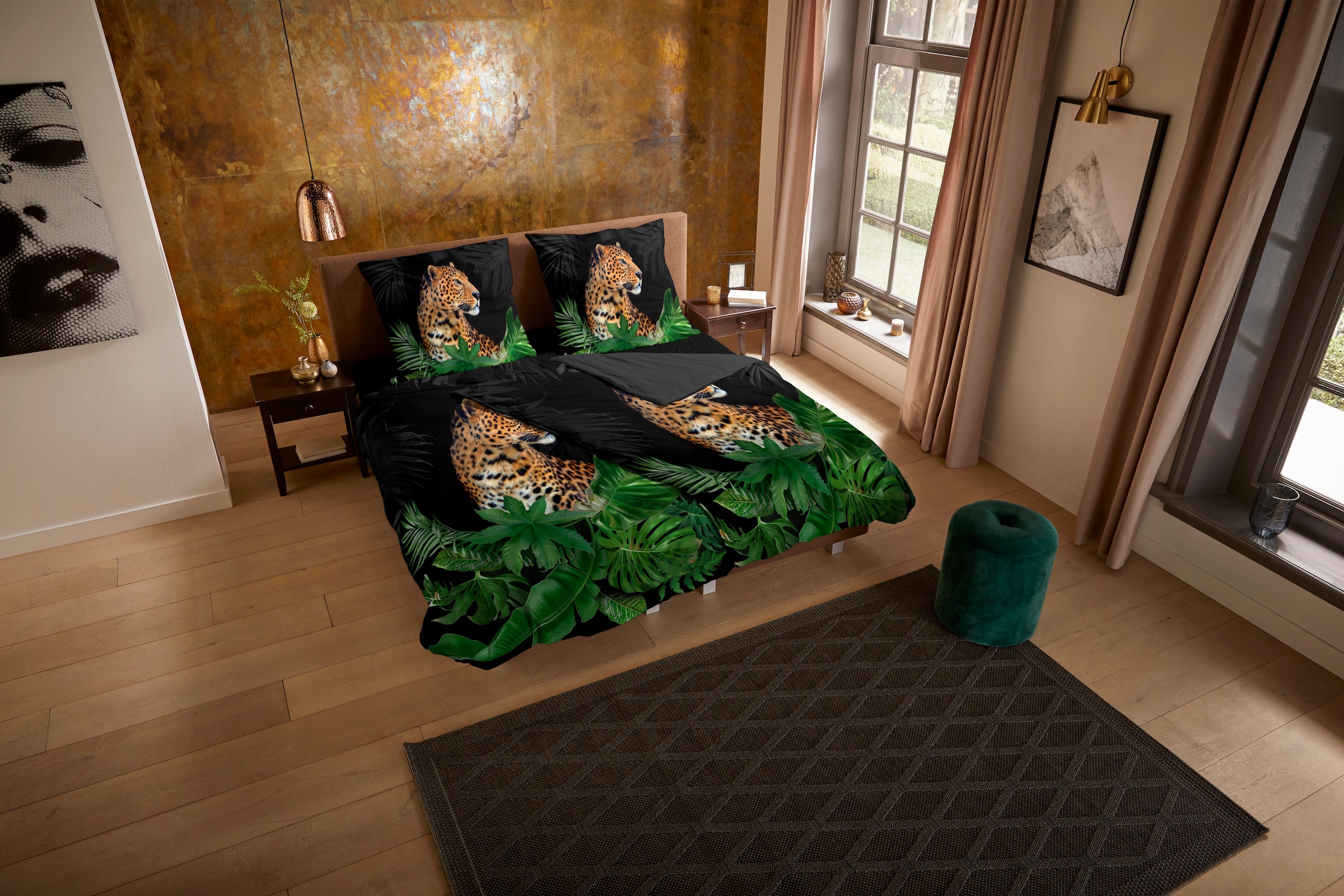 PURE luxury collection Wendebettwäsche "Mala" 2 Stk. tlg. Mikrofaser, 135x2 günstig online kaufen
