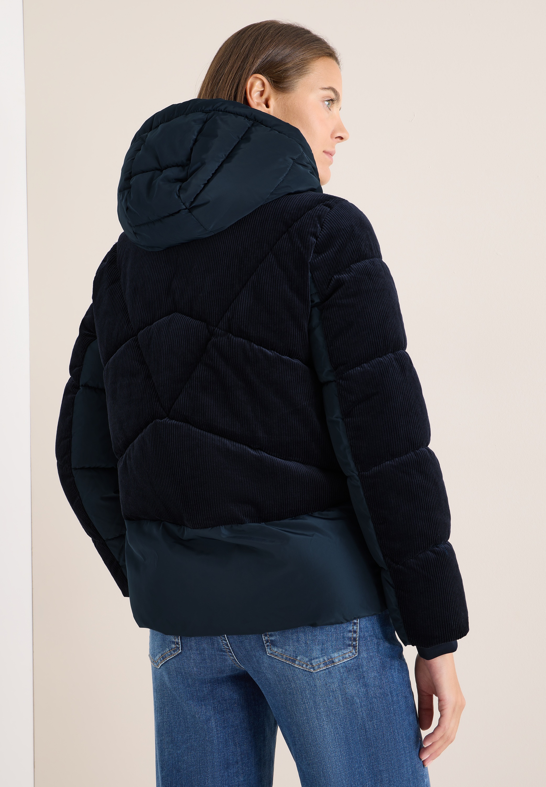 Cecil Steppjacke mit Kapuze