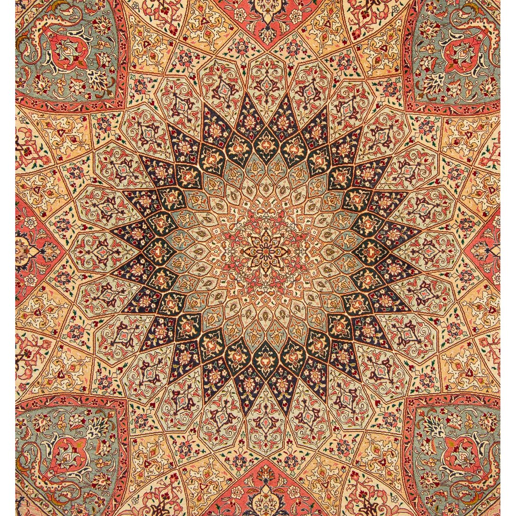 morgenland Orientteppich »Perser - Täbriz - Royal quadratisch - 253 x 250 cm - mehrfarbig«, quadratisch