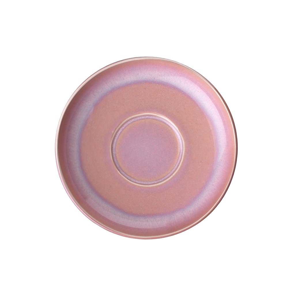 Untertasse "Kaffeeuntertasse Perlemor Coral ø 16,1 cm rosa", L:16,1cm, rosa, LIKE. BY VILLEROY & BOCH, Speiseteller