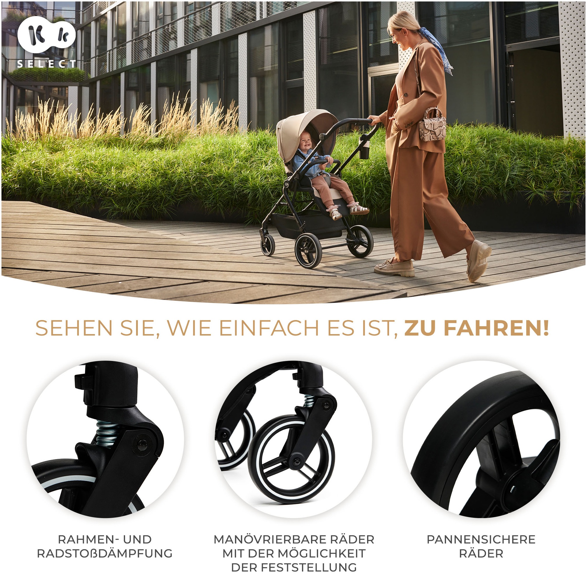 Kinderkraft Kombi-Kinderwagen »YOXI 2IN1« 22 kg
