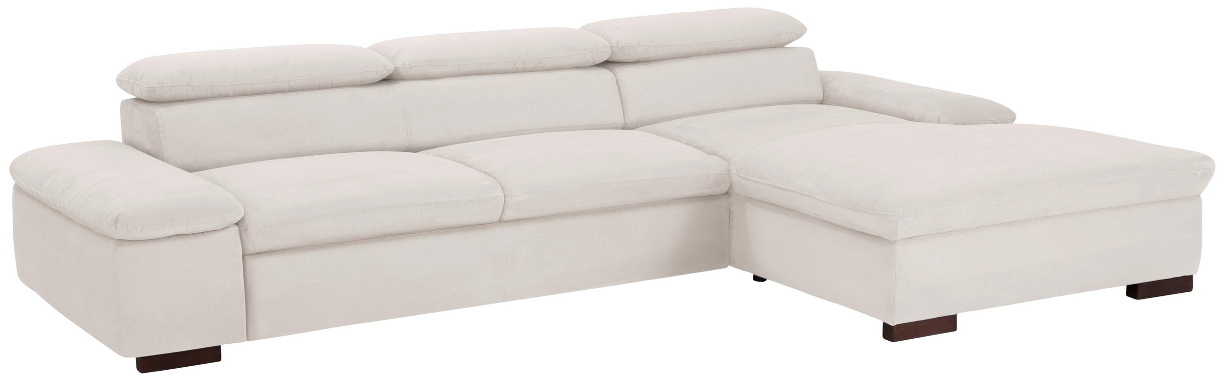 Home affaire Ecksofa »Alberto L-Form«, mit Kopfteilverstellung, wahlweise mit Bettfunktion