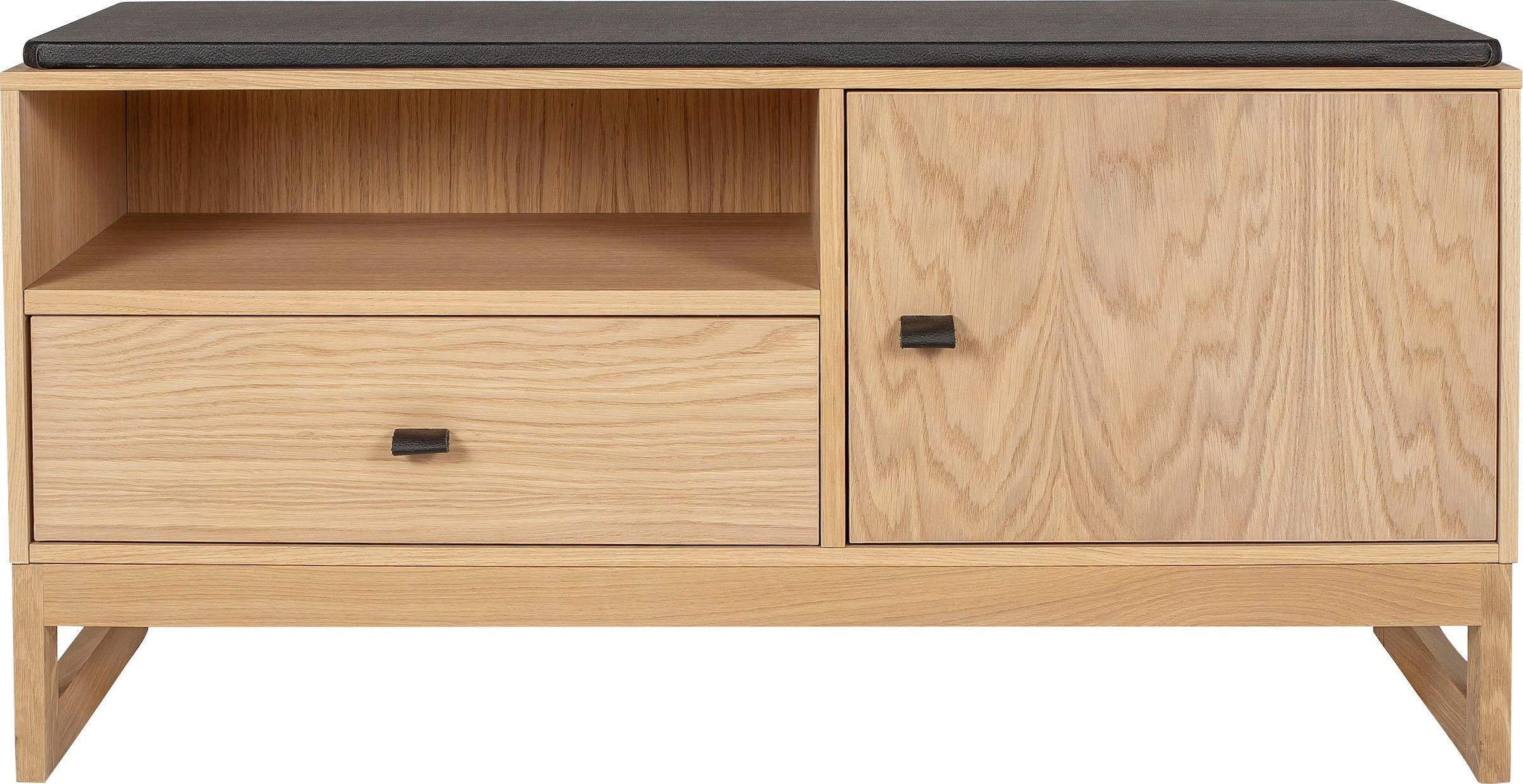 Woodman Schuhbank "Slussen" im skandinavian Design, Holzfurnier aus Eiche, günstig online kaufen