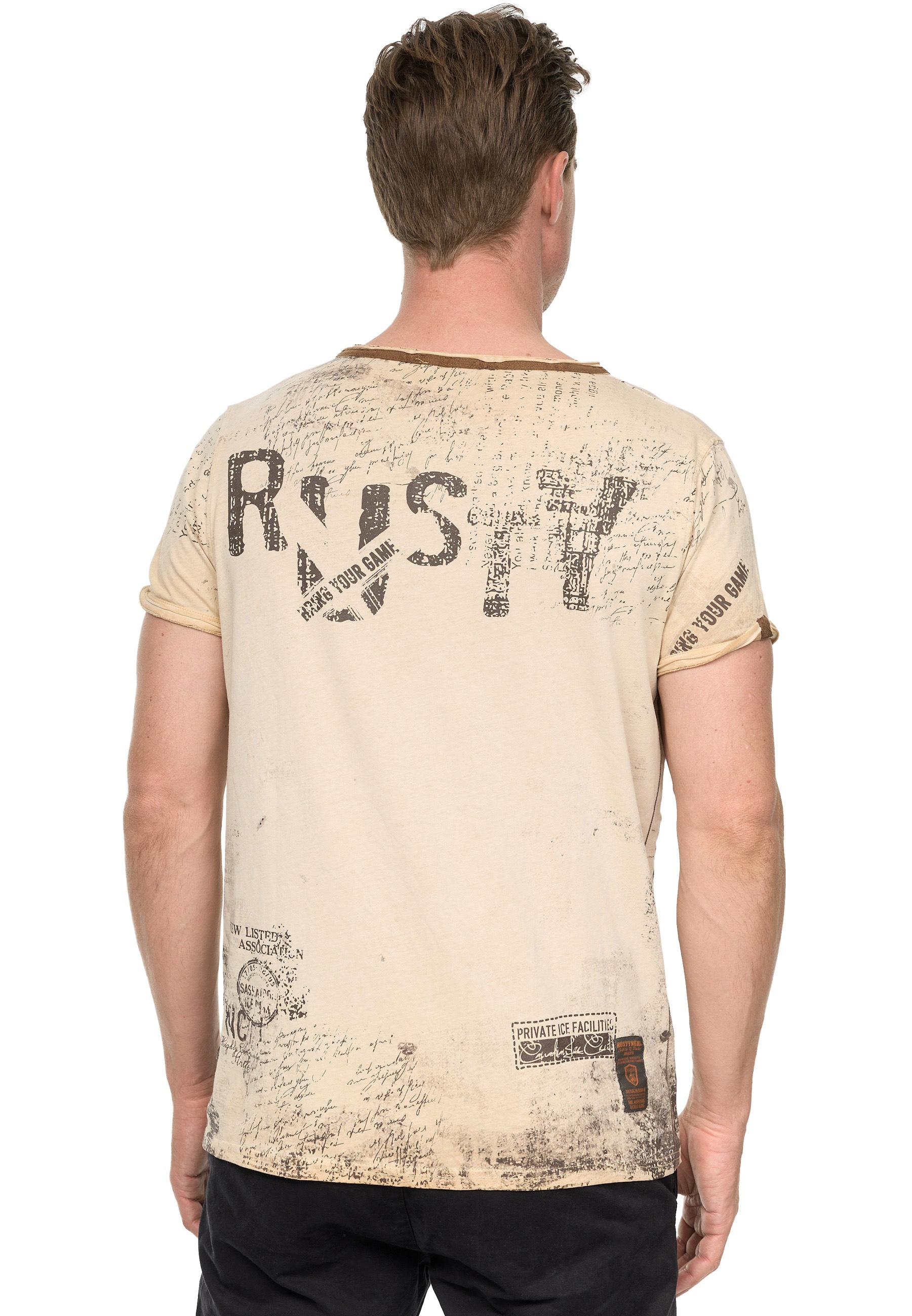 Rusty Neal T-Shirt, im Used-Look