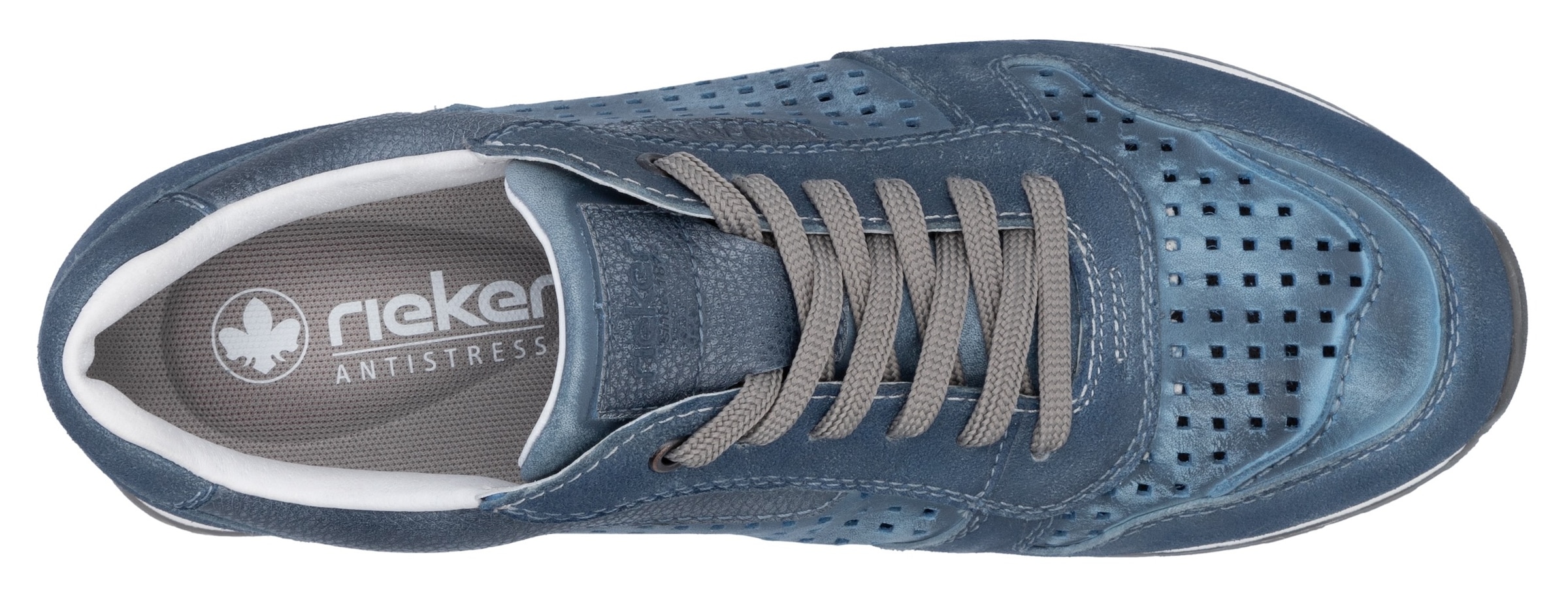 Rieker Sneaker, Schnürschuh, Halbschuh mit luftdurchlässiger Perforation