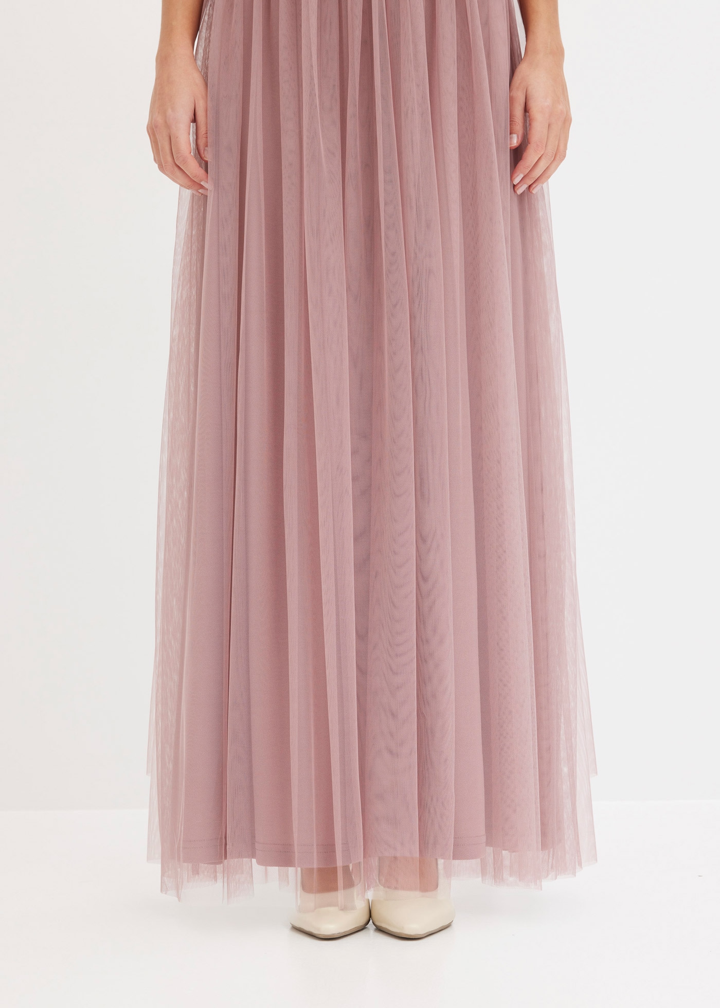 bonprix Abendkleid für festliche Anlässe, mit Tüll-Rock und Pailletten im Oberteil