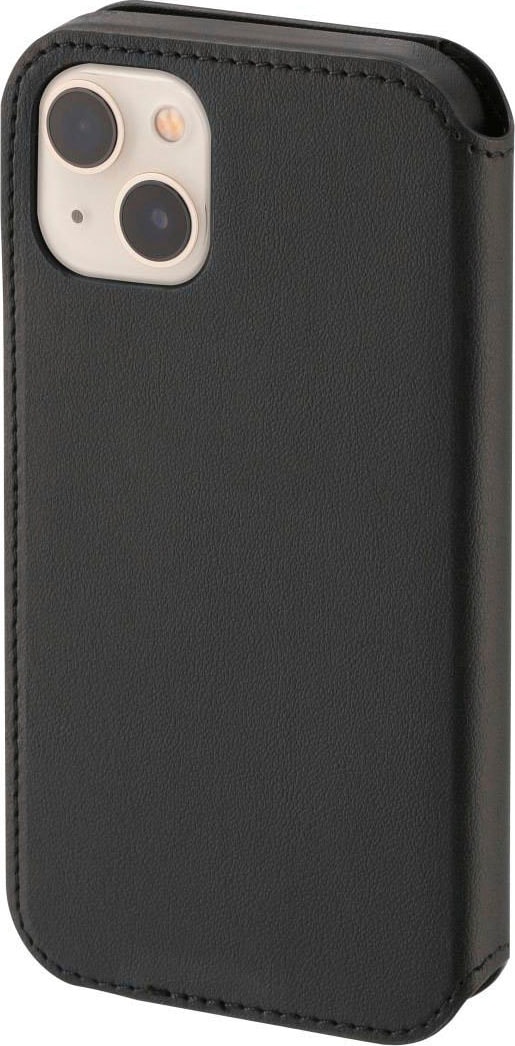 Hama Smartphone-Hülle »Booklet für Apple iPhone 13 mini mit Kartenfächer, schwarz, Kunstleder«, iPhone 13 Mini, Wireless Charging kompatibel