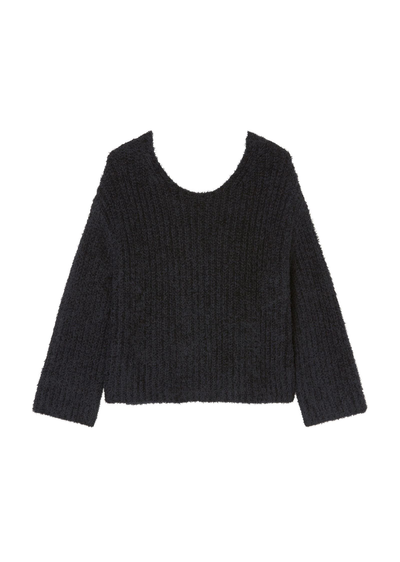 Marc O'Polo Strickpullover »aus gefranstem Bändchengarn«