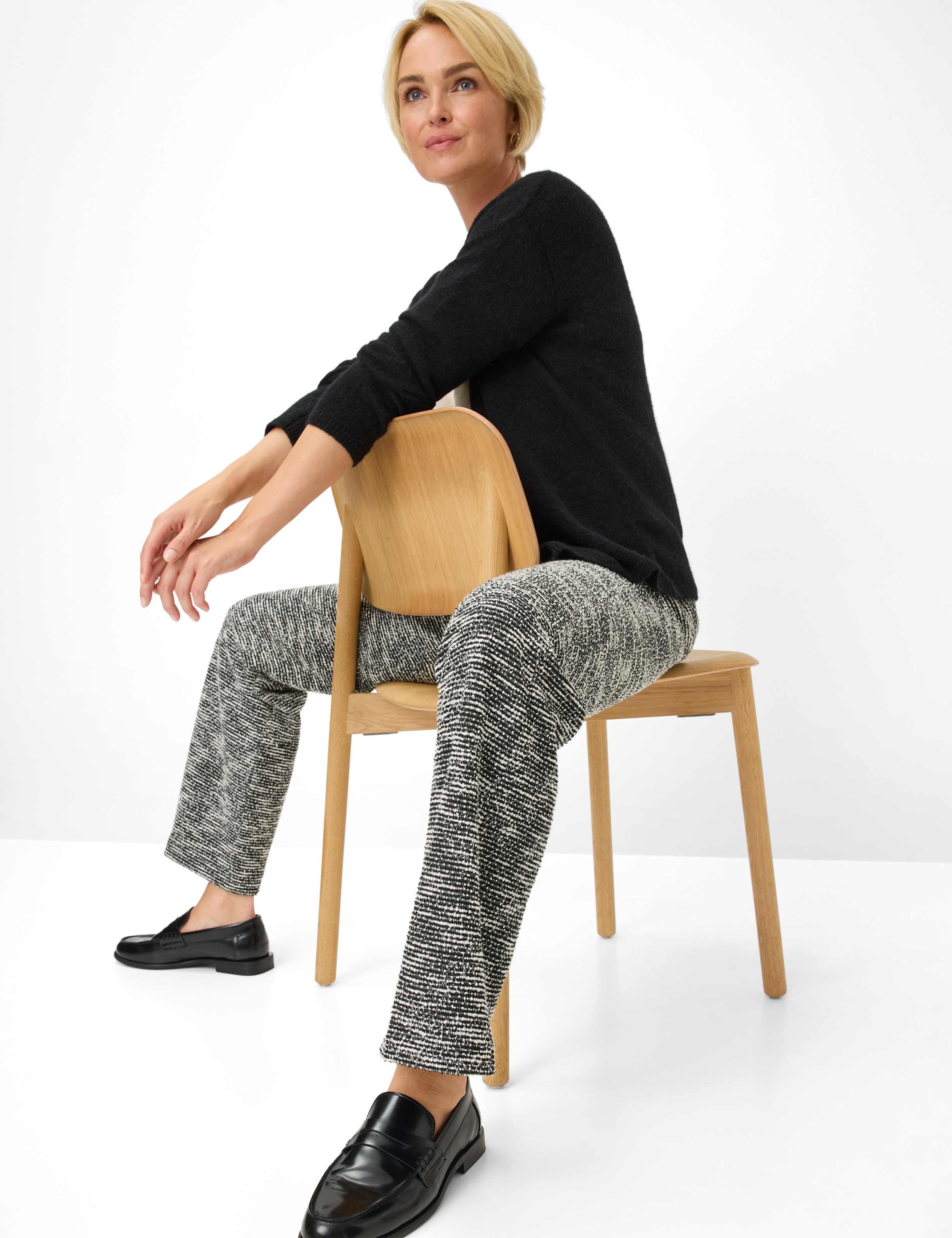 RAPHAELA by BRAX Boyfriend-Hose »Style DamenpulloverTH FLARED«