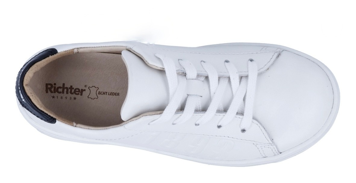 Richter Sneaker »1893 WMS: mittel«, Schnürschuh im cleanen Look, Größenschablone zum Download