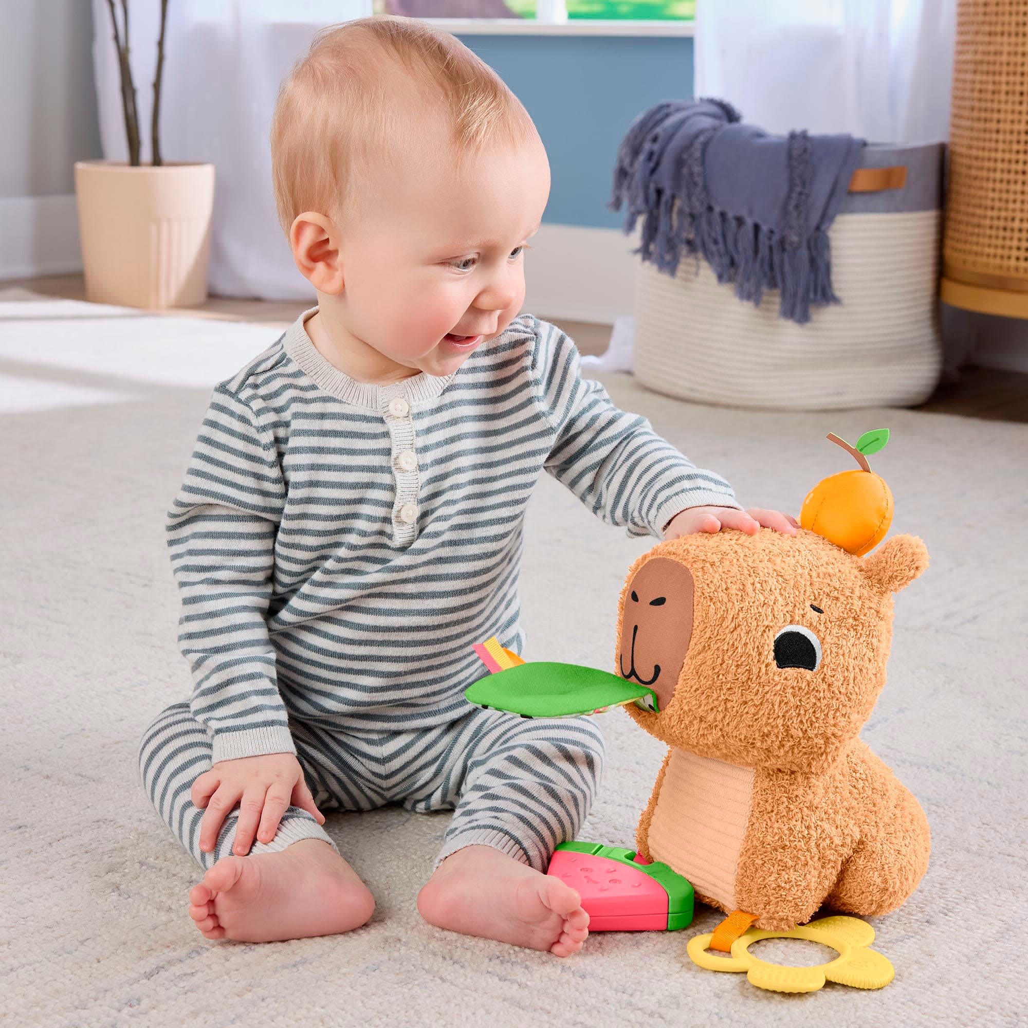 Fisher-Price® Plüschfigur »Kuschel-Capybara«, mit Licht- und Soundeffekt