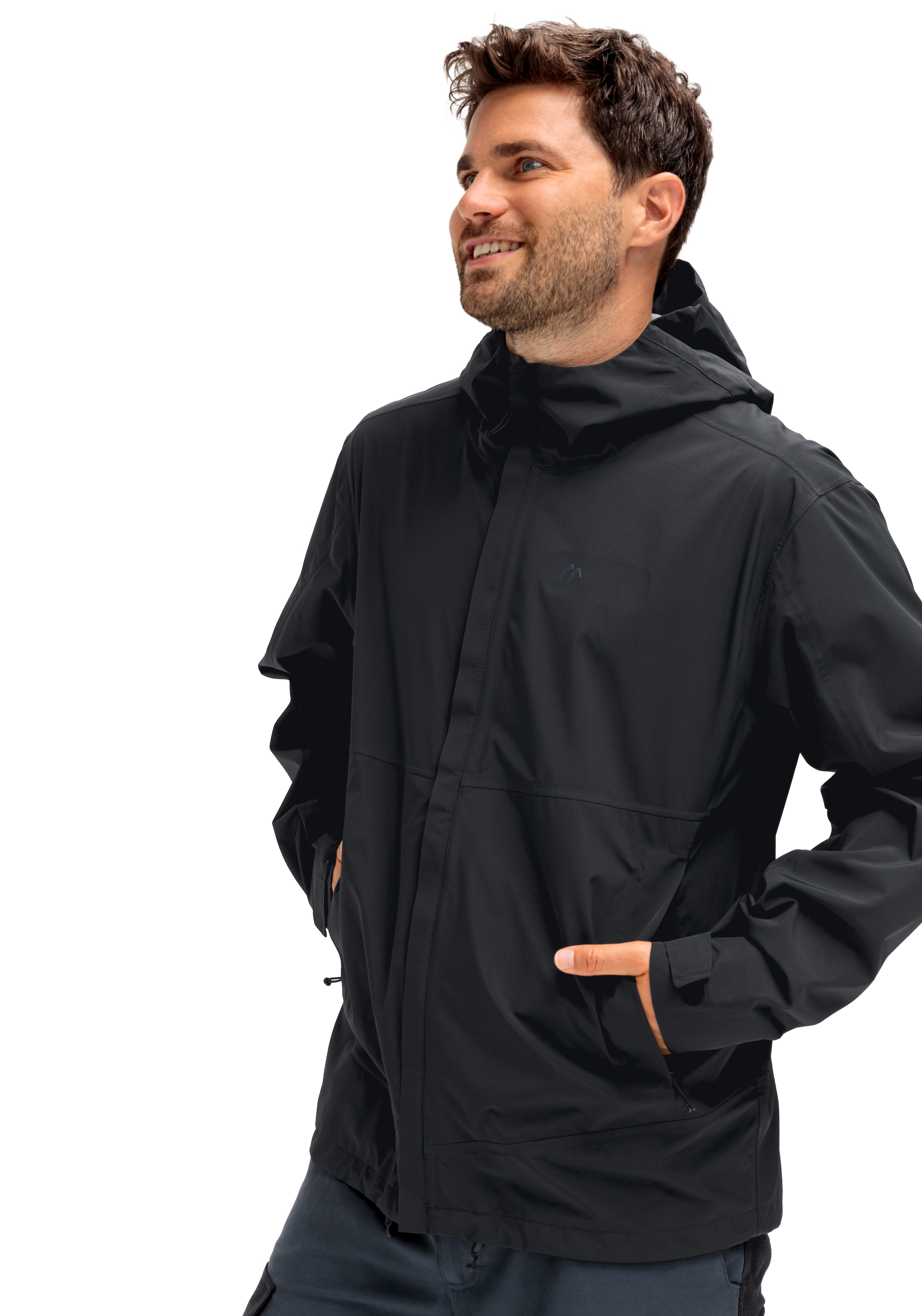 Maier Sports Regenjacke »Hochblauen M« Herren Jacke wasserdicht, moderner Windbreaker, Outdoorjacke, Reg. Fit