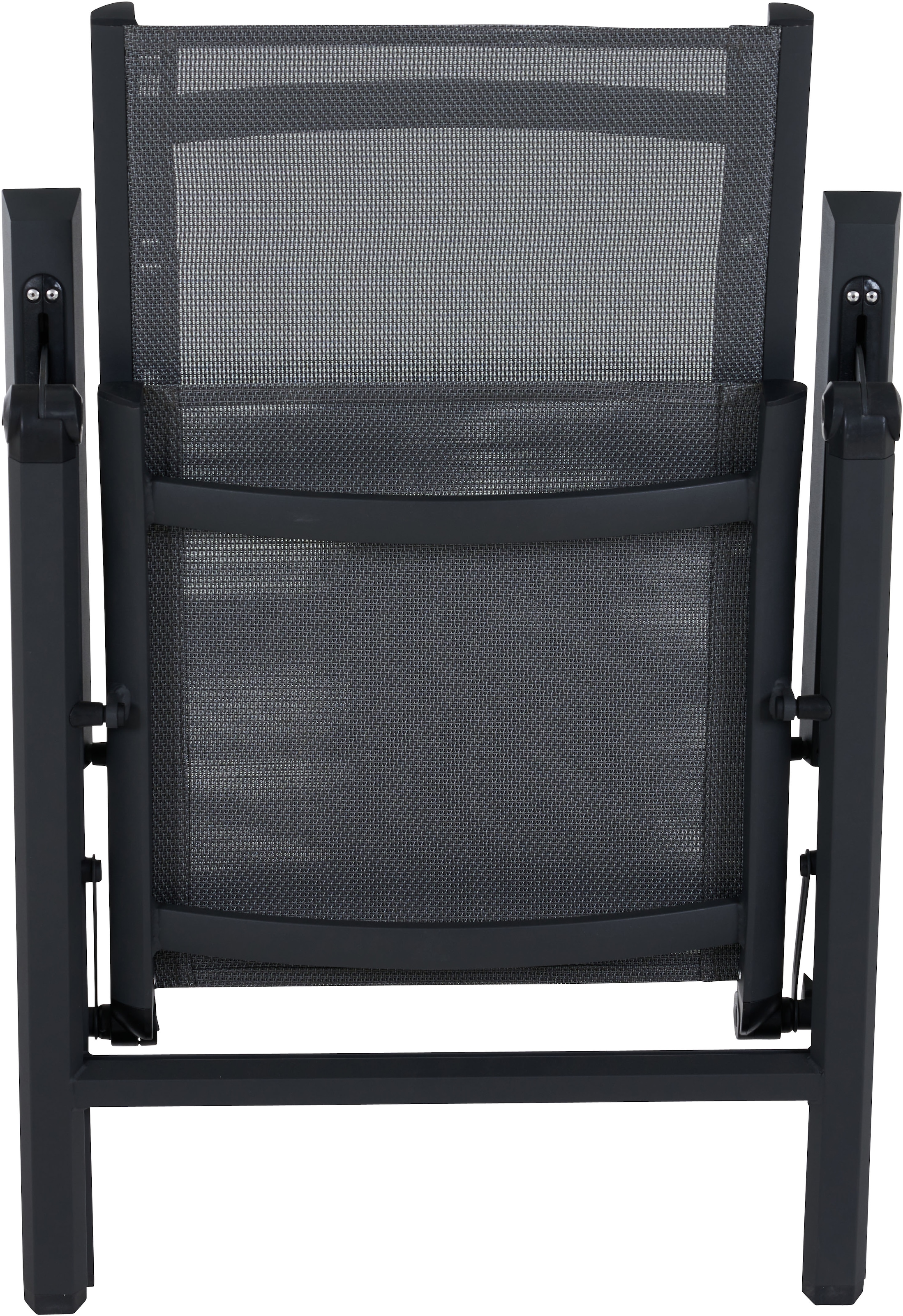 Siena Garden Gartensessel »TAURO Klappsessel, matt anthrazit« Gestell aus Aluminium, Ranotex® Bezug royal-grey