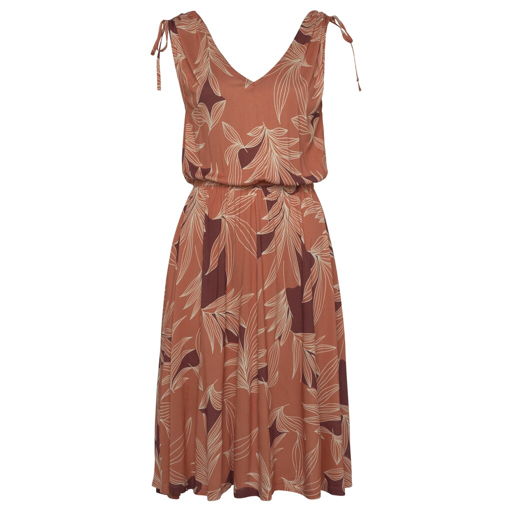 LASCANA Jerseykleid, mit Alloverdruck