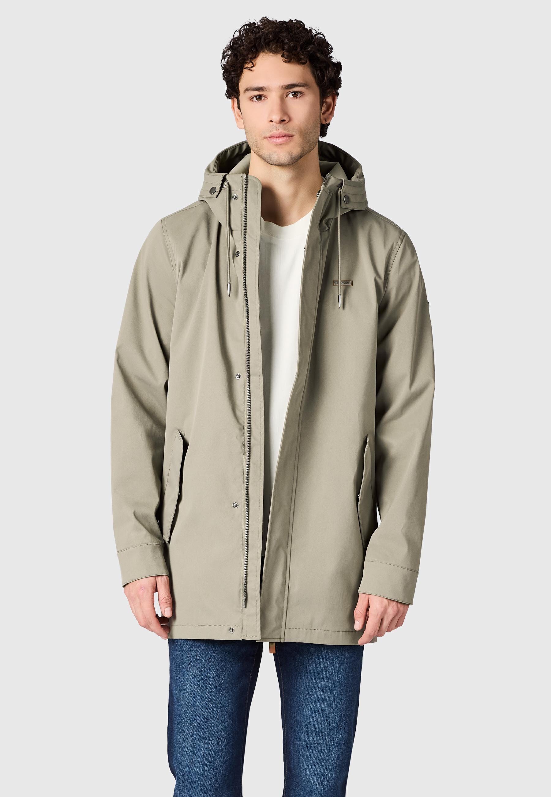 Ragwear Funktionsmantel »Mr Smithem Twill YOUMODO« Funktioneller Übergangsmantel mit Kapuze