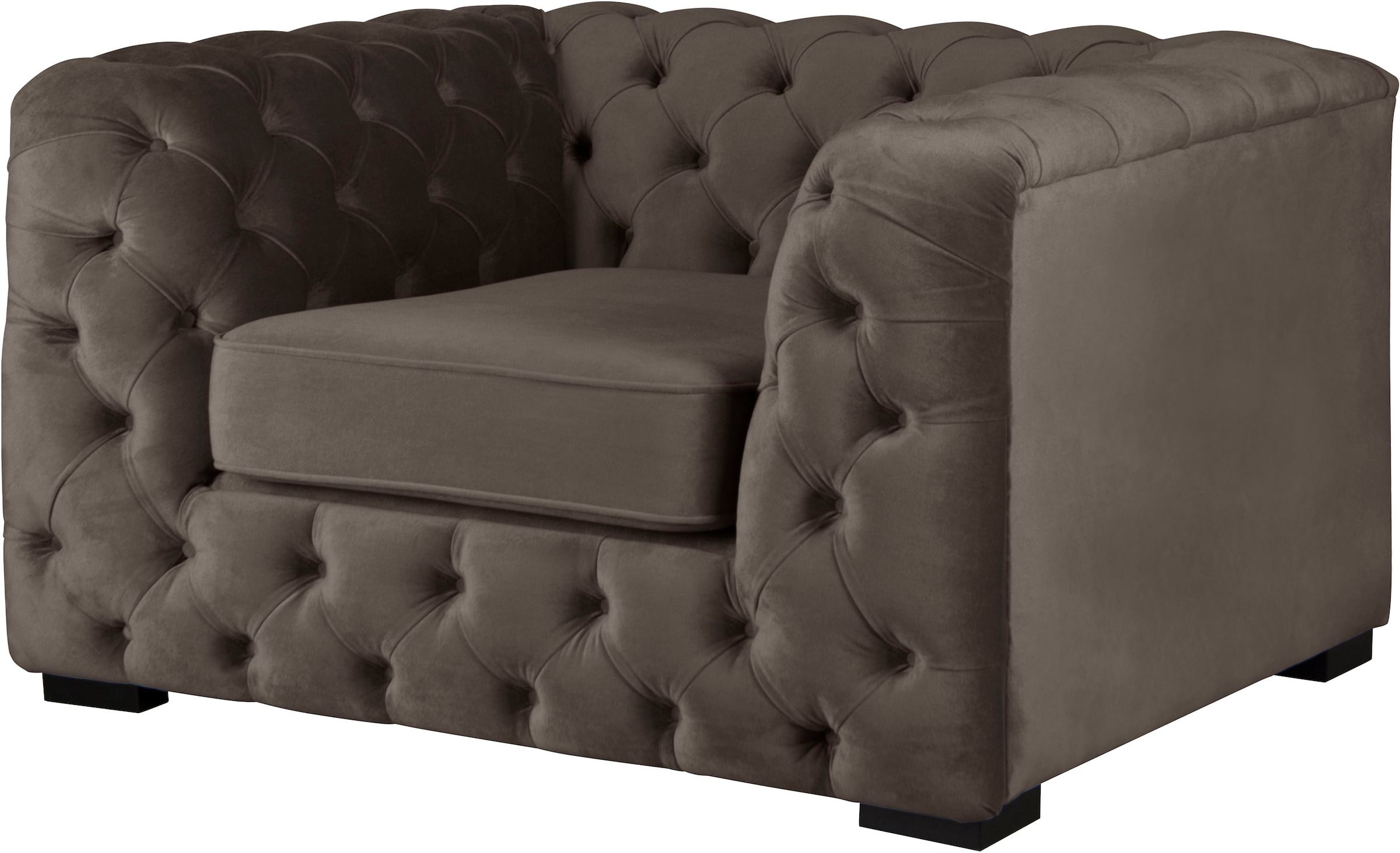 Guido Maria Kretschmer Home&Living Chesterfield-Sessel »Kalina Sessel«, mit klassischer Chesterfield-Knopfheftung, sehr hochwertige Qualität