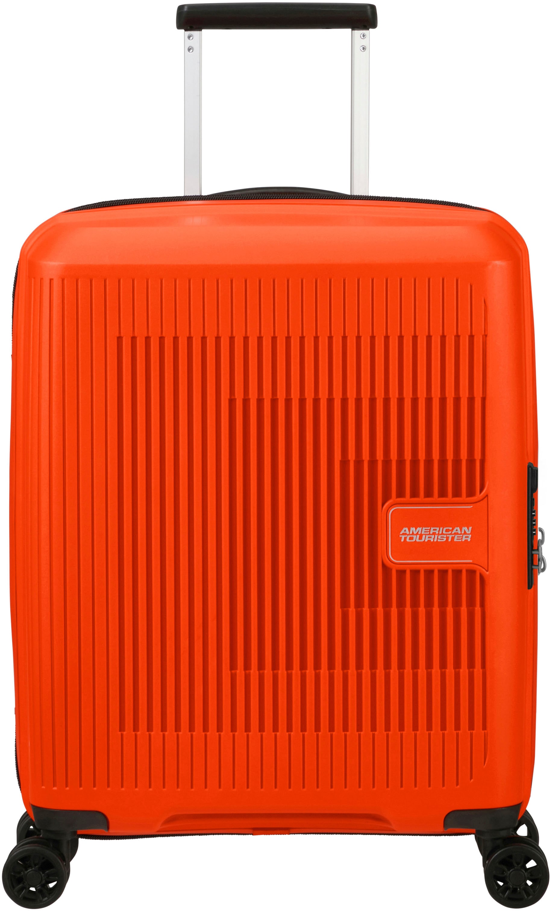 American Tourister Hartschalen-Trolley "AEROSTEP, 55 cm, mit Volumenerweiterung", 4 St. Rollen, Handgepäck-Koffer, Reise